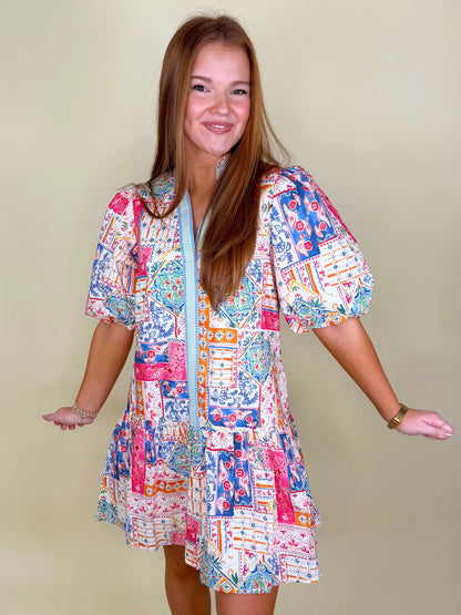 The Amalfi Dress-Mini Dress-THML-The Village Shoppe, Women’s Fashion Boutique, Shop Online and In Store - Located in Muscle Shoals, AL.