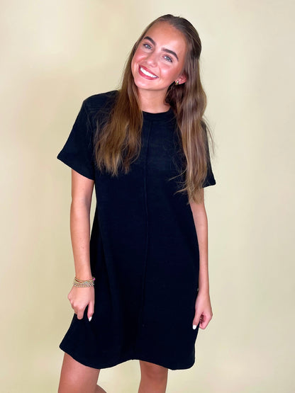 The Maddie T-Shirt Dress-T-Shirt Dress-Blu Ivy-The Village Shoppe, Women’s Fashion Boutique, Shop Online and In Store - Located in Muscle Shoals, AL.