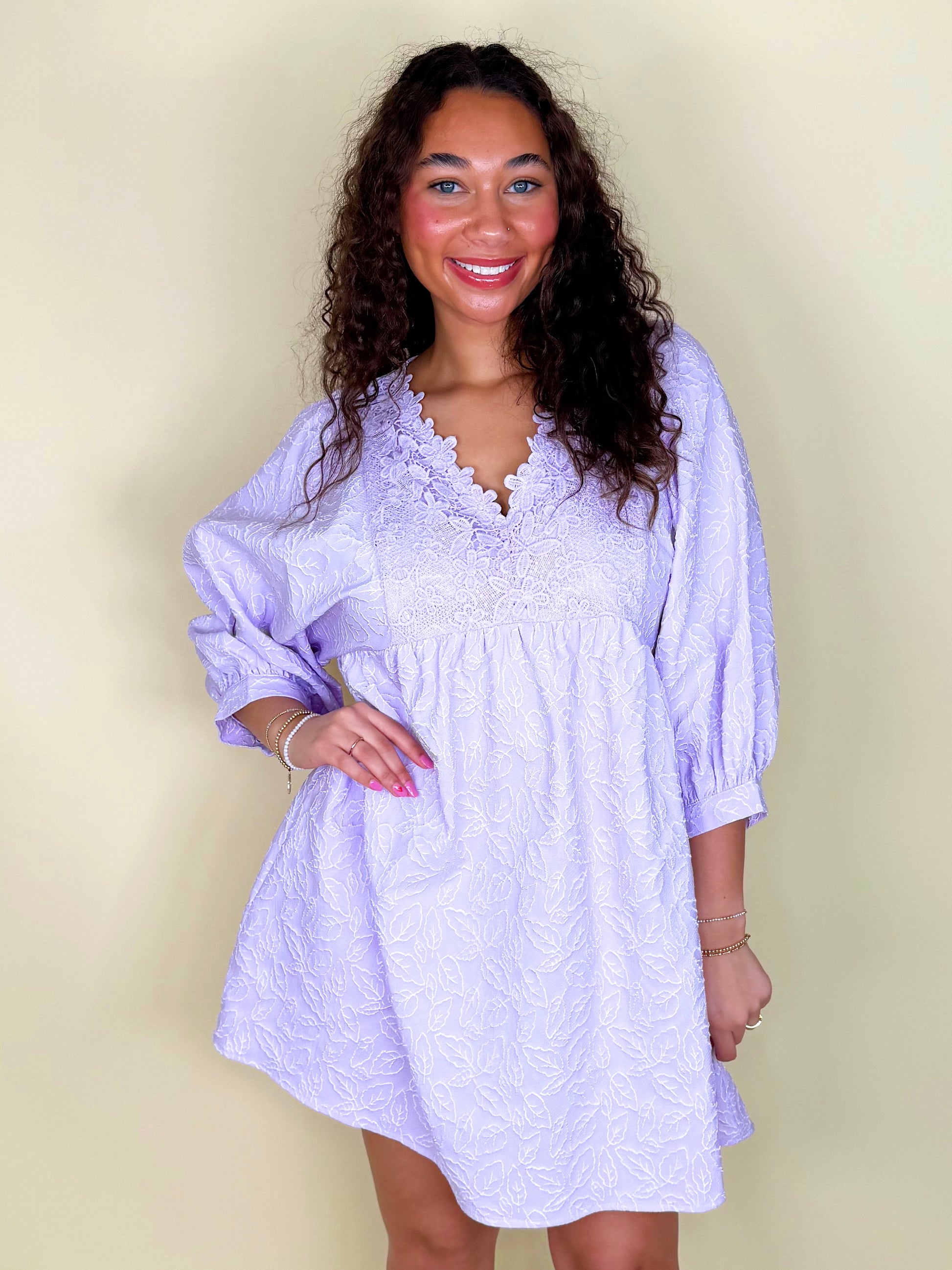 Lavender Haze Dress-Mini Dress-Entro-The Village Shoppe, Women’s Fashion Boutique, Shop Online and In Store - Located in Muscle Shoals, AL.