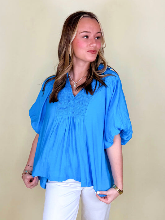 The Bella Blouse-Short Sleeves-Umgee-The Village Shoppe, Women’s Fashion Boutique, Shop Online and In Store - Located in Muscle Shoals, AL.