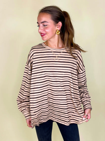 The McKenna Top-Long Sleeves-Sewn and Seen-The Village Shoppe, Women’s Fashion Boutique, Shop Online and In Store - Located in Muscle Shoals, AL.