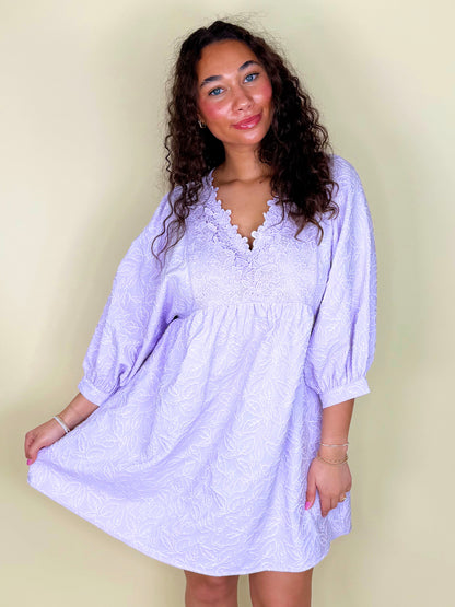 Lavender Haze Dress-Mini Dress-Entro-The Village Shoppe, Women’s Fashion Boutique, Shop Online and In Store - Located in Muscle Shoals, AL.