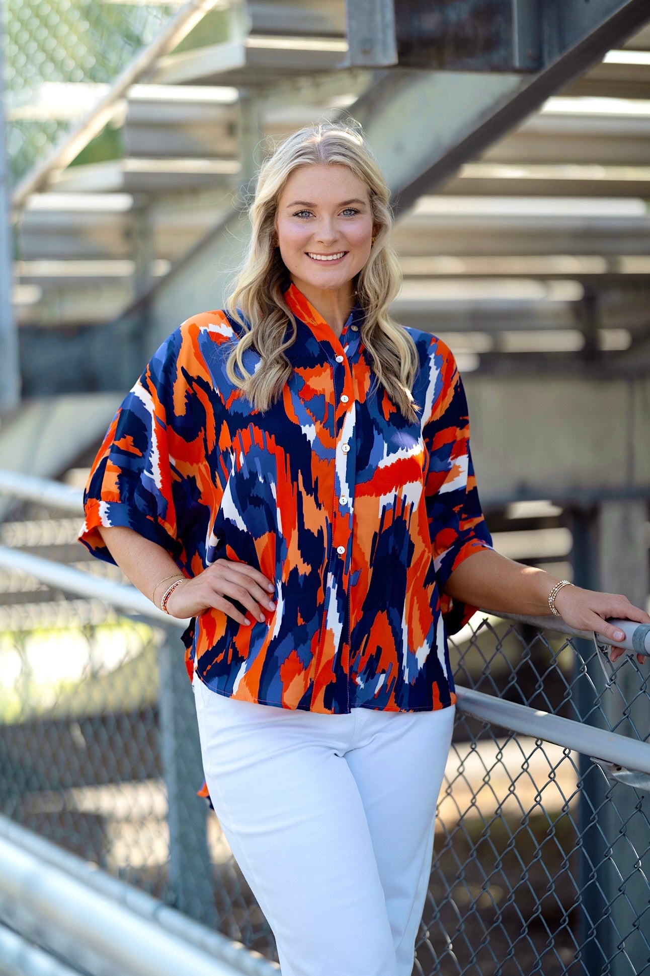 The Auburn Spirit Tunic Top-Tunic-Adrienne-The Village Shoppe, Women’s Fashion Boutique, Shop Online and In Store - Located in Muscle Shoals, AL.