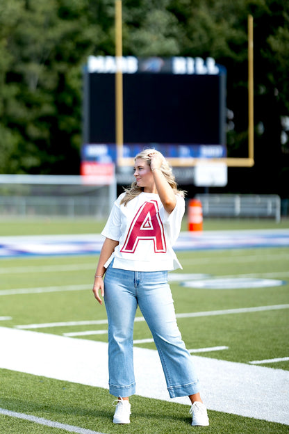 Meet Me at Bryant Denny Tee-Short Sleeves-Oddi-The Village Shoppe, Women’s Fashion Boutique, Shop Online and In Store - Located in Muscle Shoals, AL.