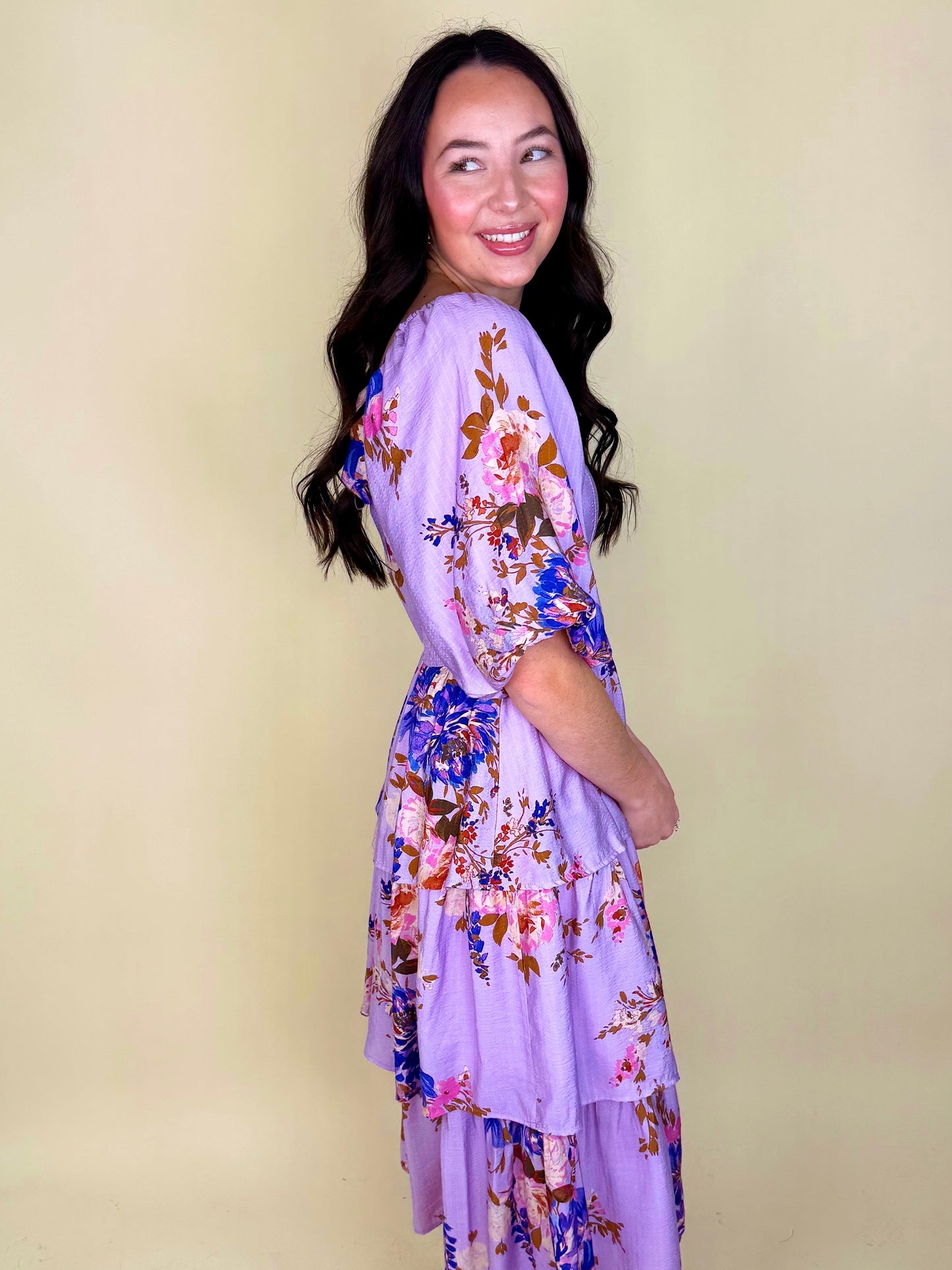 The Natalia Midi Dress-Midi Dress-Oddi-The Village Shoppe, Women’s Fashion Boutique, Shop Online and In Store - Located in Muscle Shoals, AL.