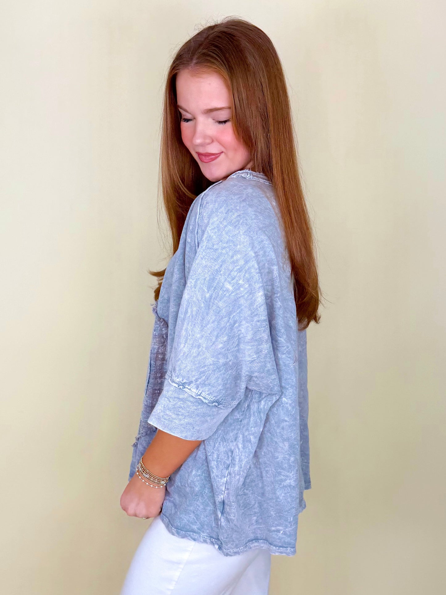 Keep You Close Top-Short Sleeves-J. Her-The Village Shoppe, Women’s Fashion Boutique, Shop Online and In Store - Located in Muscle Shoals, AL.