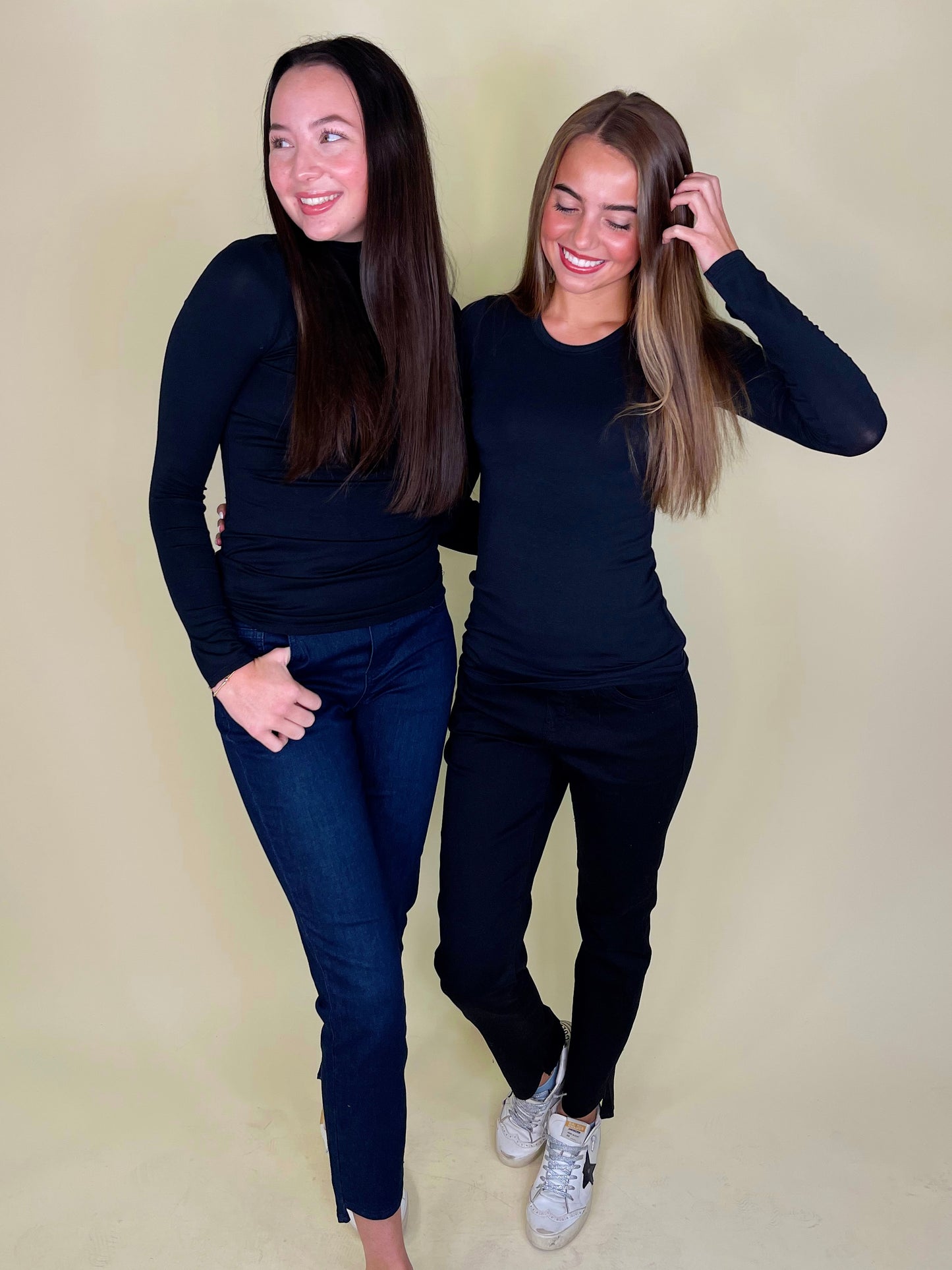 Better Base Long Sleeve Crew | Spanx-Long Sleeves-Spanx-The Village Shoppe, Women’s Fashion Boutique, Shop Online and In Store - Located in Muscle Shoals, AL.