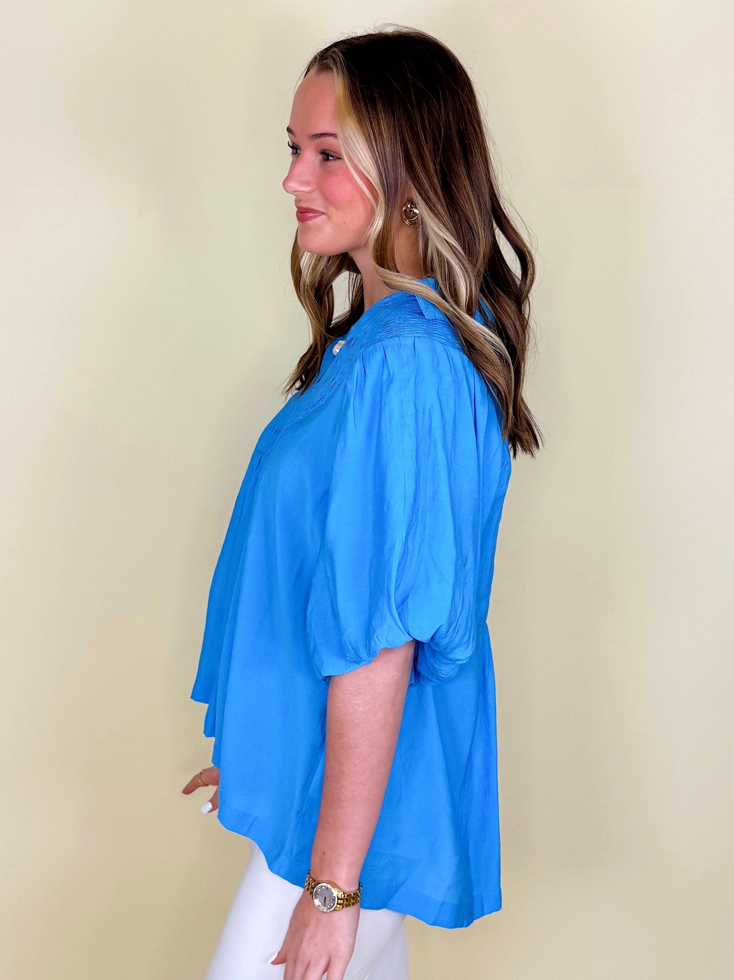 The Bella Blouse-Short Sleeves-Umgee-The Village Shoppe, Women’s Fashion Boutique, Shop Online and In Store - Located in Muscle Shoals, AL.