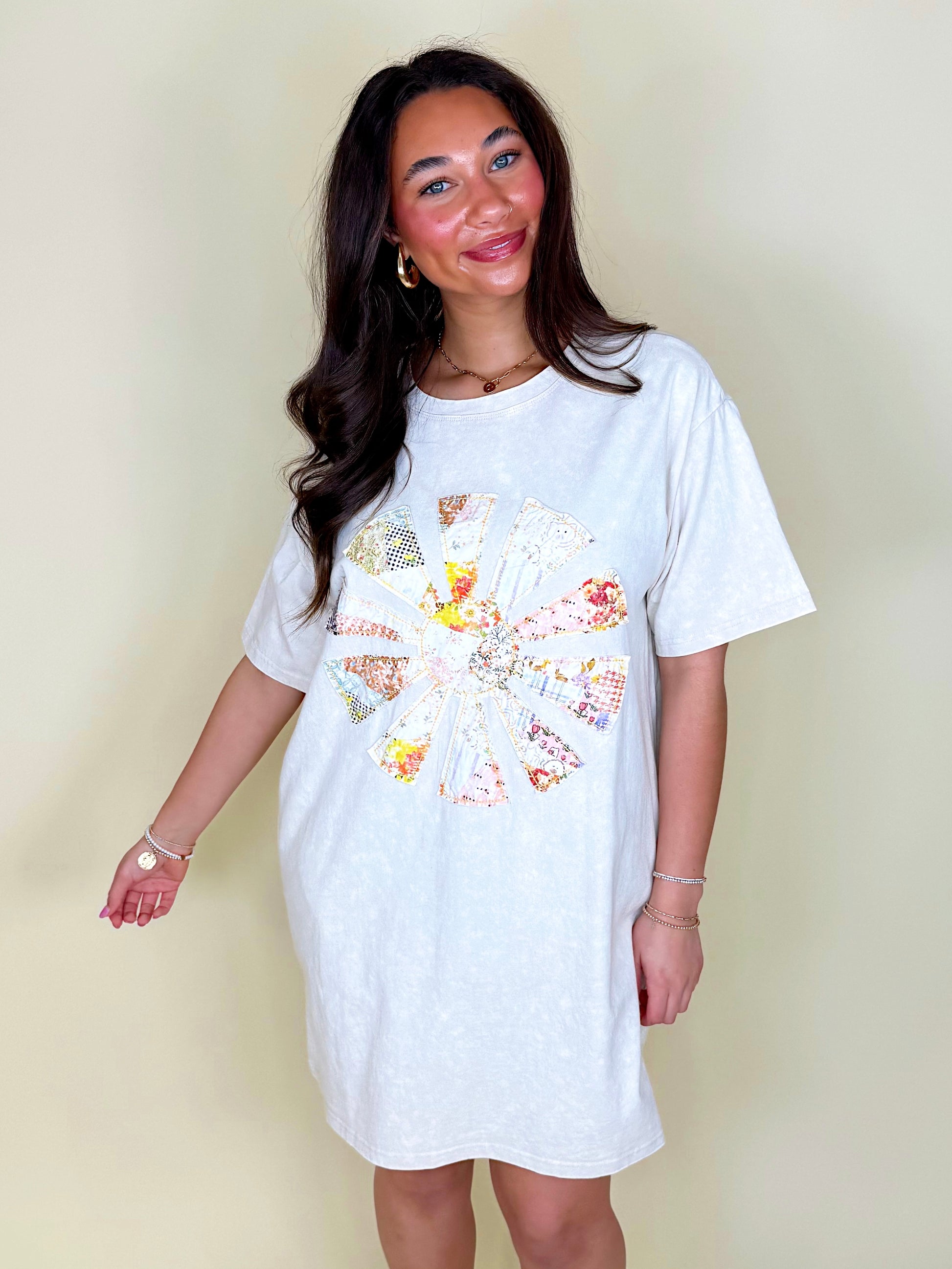 You Are My Sunshine Dress-T-Shirt Dress-Easel-The Village Shoppe, Women’s Fashion Boutique, Shop Online and In Store - Located in Muscle Shoals, AL.