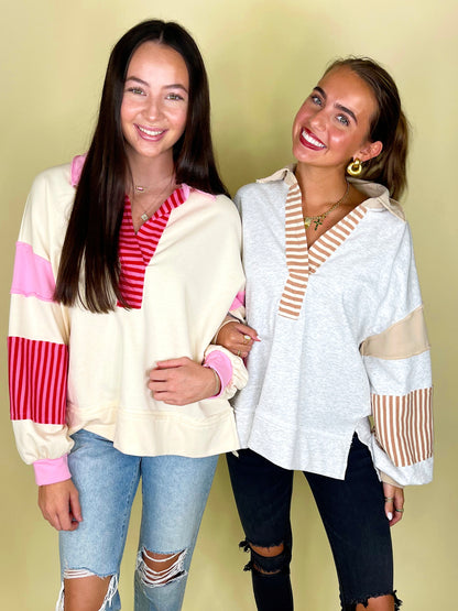 The Kendra Top-Long Sleeves-Entro-The Village Shoppe, Women’s Fashion Boutique, Shop Online and In Store - Located in Muscle Shoals, AL.