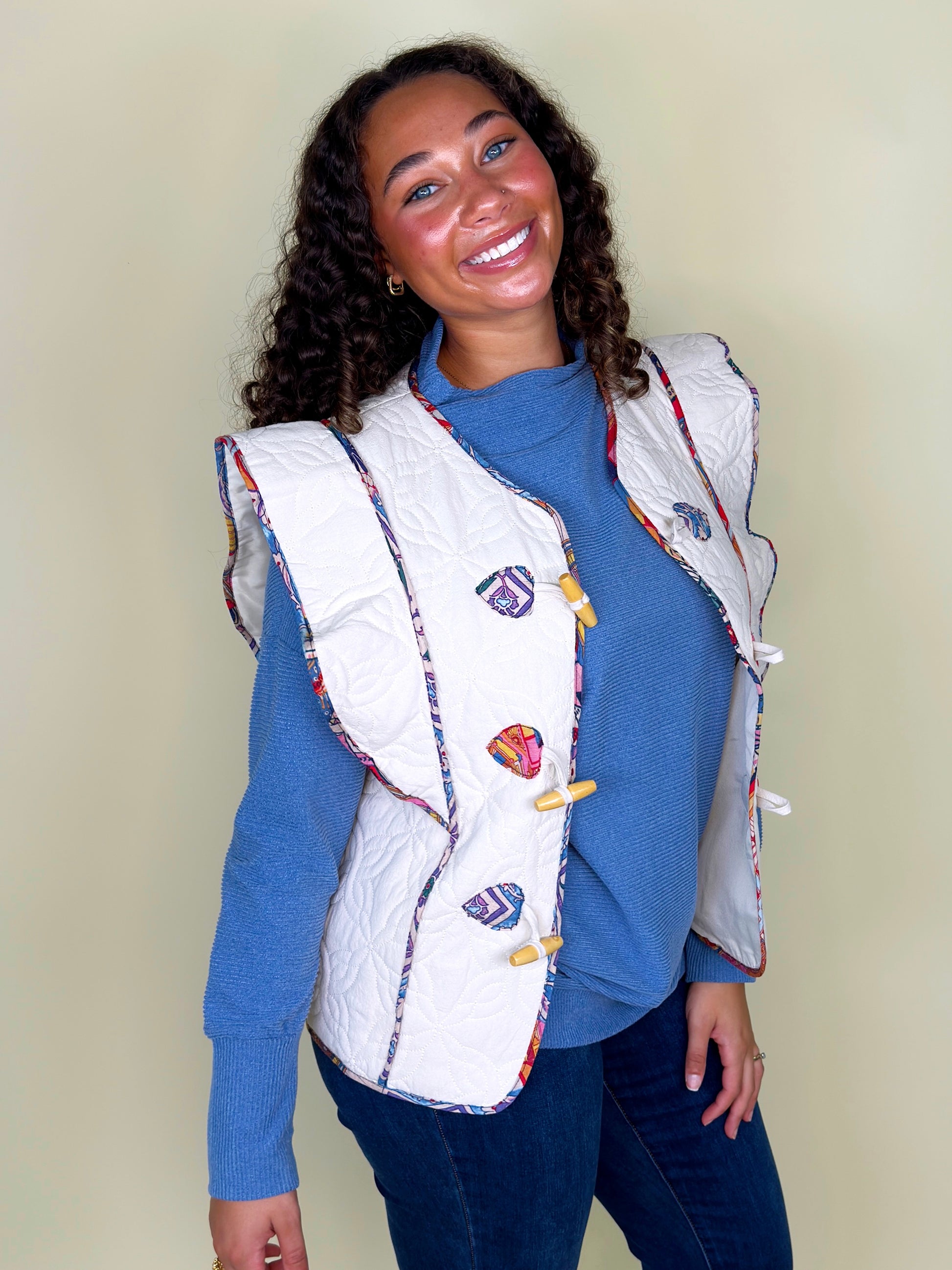 The Hampton Vest-Vest-&merci-The Village Shoppe, Women’s Fashion Boutique, Shop Online and In Store - Located in Muscle Shoals, AL.