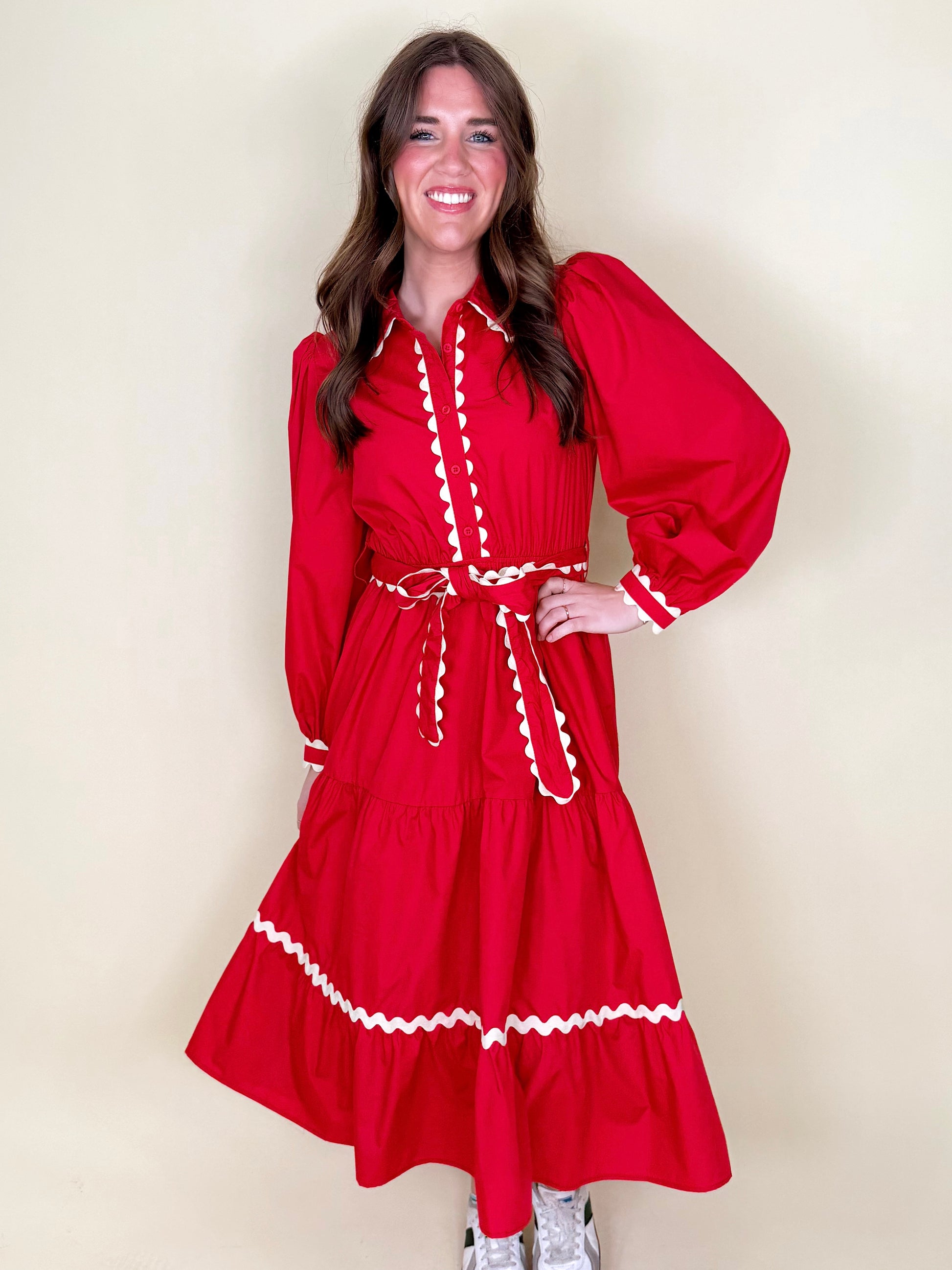 The Francesca Midi Dress-Midi Dress-Jodifl-The Village Shoppe, Women’s Fashion Boutique, Shop Online and In Store - Located in Muscle Shoals, AL.