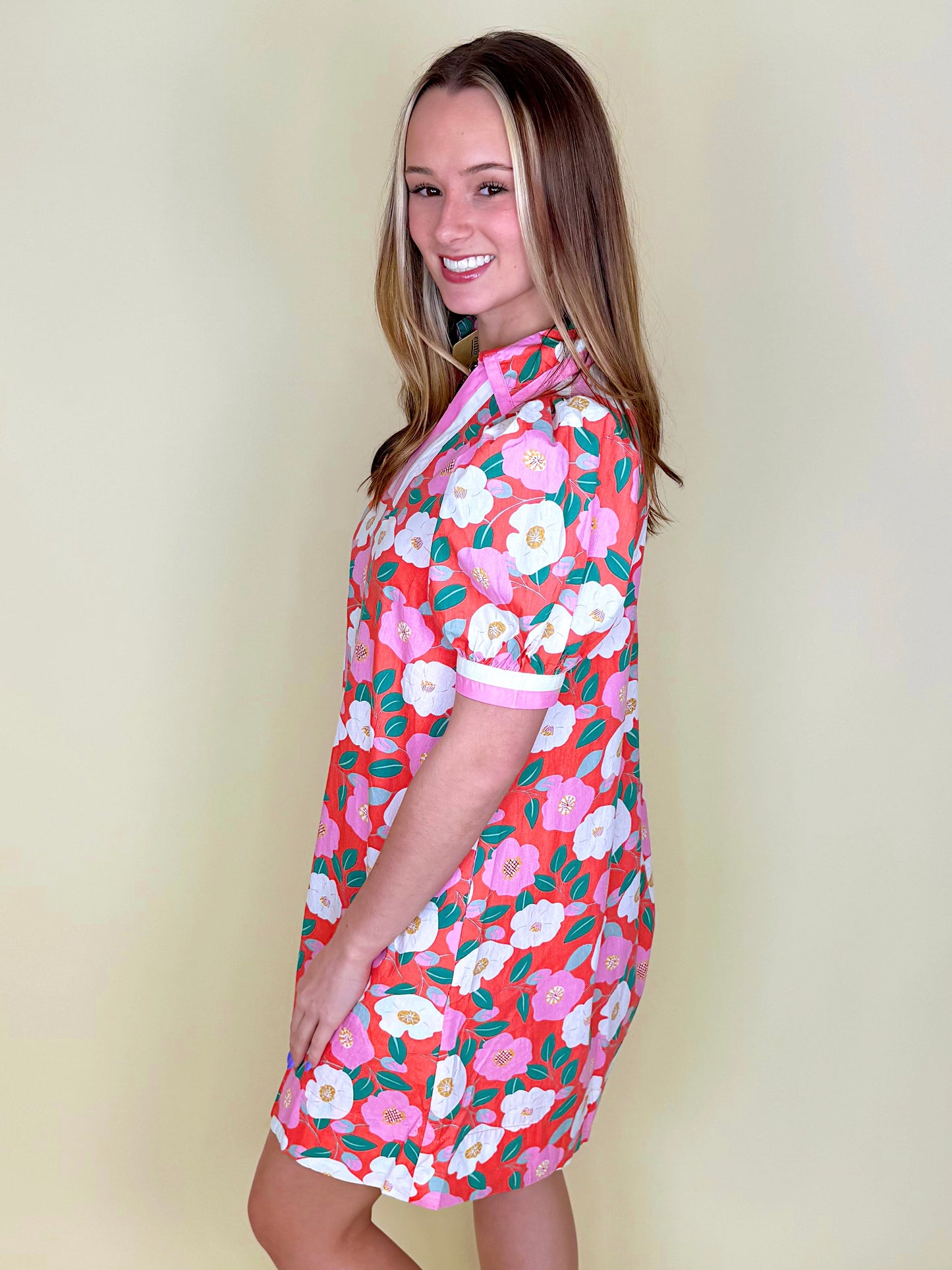 The Hazel Dress-Mini Dress-Entro-The Village Shoppe, Women’s Fashion Boutique, Shop Online and In Store - Located in Muscle Shoals, AL.