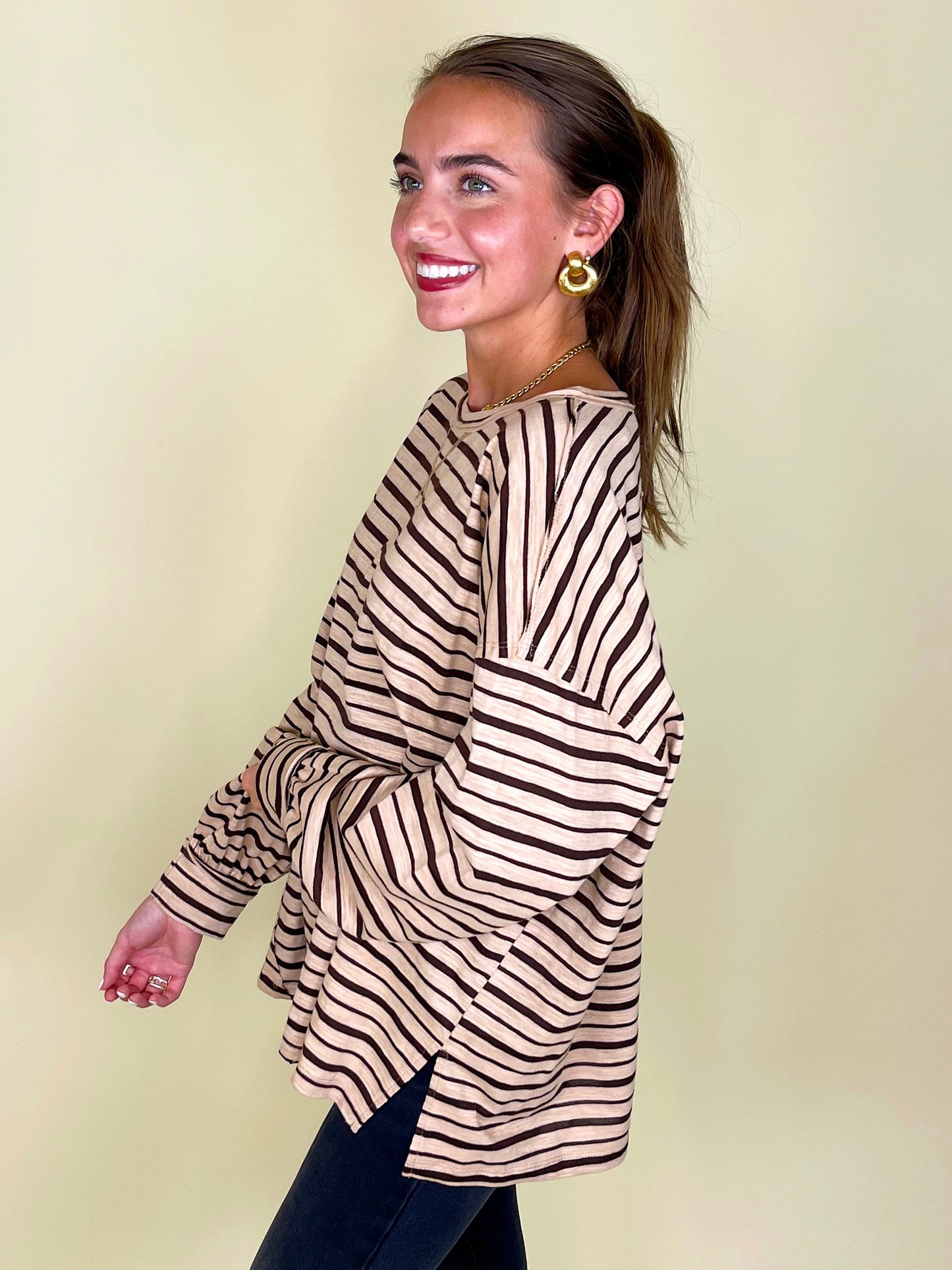 The McKenna Top-Long Sleeves-Sewn and Seen-The Village Shoppe, Women’s Fashion Boutique, Shop Online and In Store - Located in Muscle Shoals, AL.