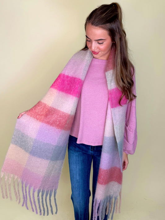 The Fallon Oversized Scarf-Scarf-Leto Accessories-The Village Shoppe, Women’s Fashion Boutique, Shop Online and In Store - Located in Muscle Shoals, AL.