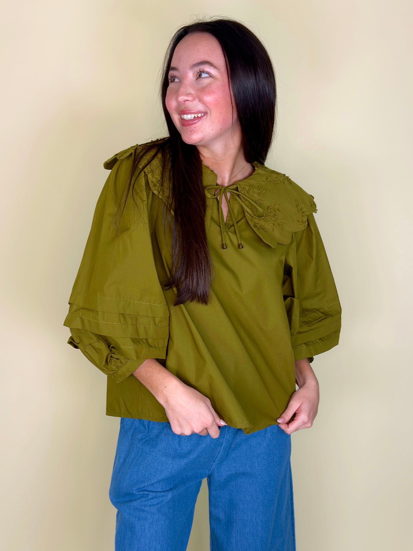 The Turner Top-Blouse-Entro-The Village Shoppe, Women’s Fashion Boutique, Shop Online and In Store - Located in Muscle Shoals, AL.