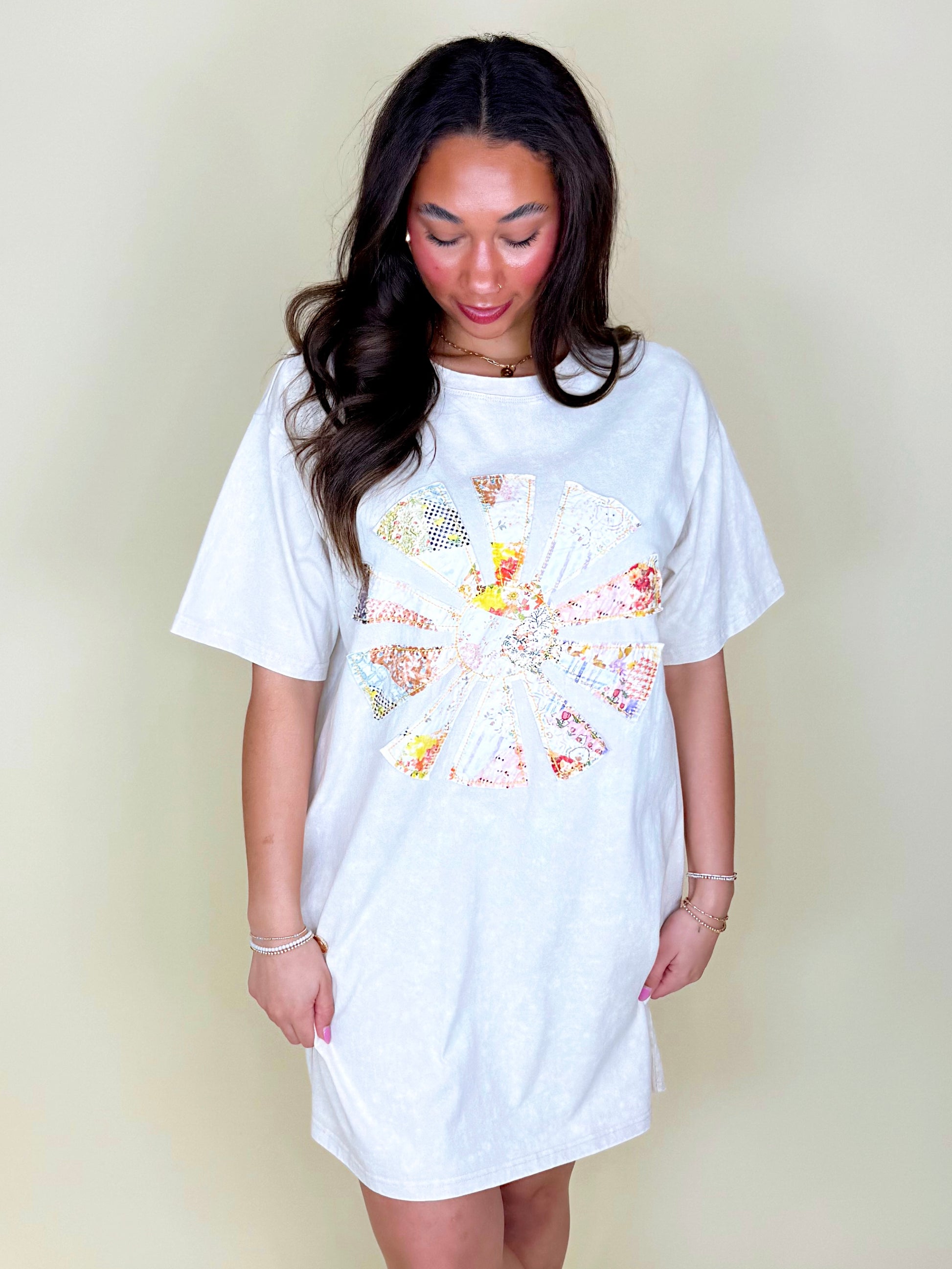 You Are My Sunshine Dress-T-Shirt Dress-Easel-The Village Shoppe, Women’s Fashion Boutique, Shop Online and In Store - Located in Muscle Shoals, AL.