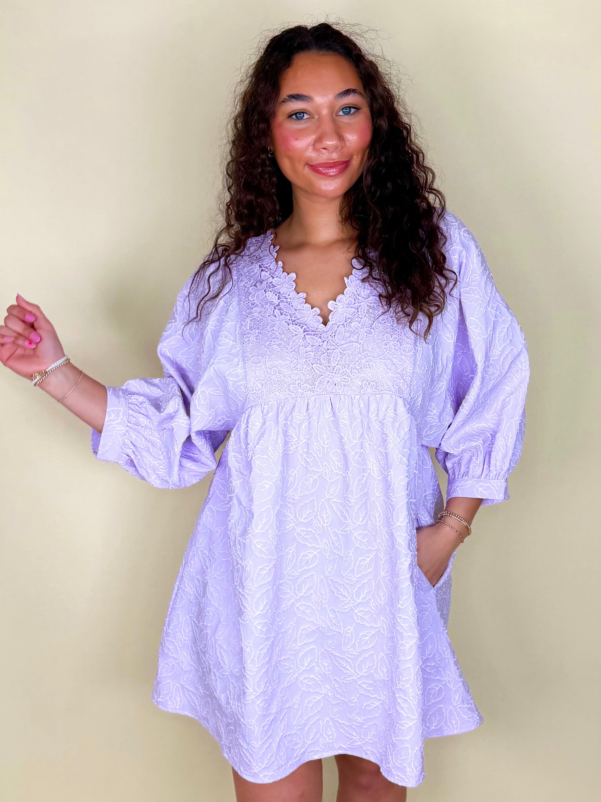 Lavender Haze Dress-Mini Dress-Entro-The Village Shoppe, Women’s Fashion Boutique, Shop Online and In Store - Located in Muscle Shoals, AL.