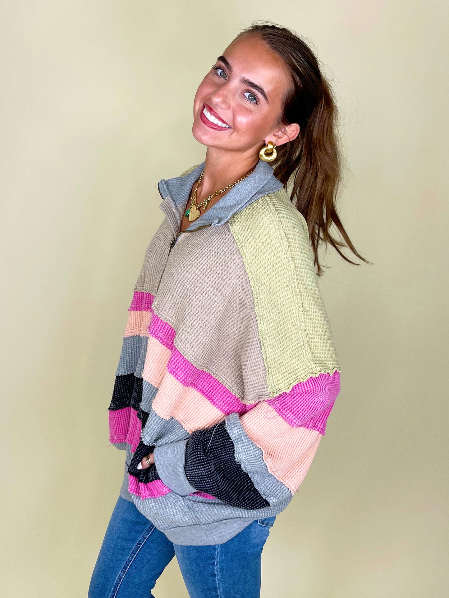 The Annabelle Pullover-Pullover-Oli & Hali-The Village Shoppe, Women’s Fashion Boutique, Shop Online and In Store - Located in Muscle Shoals, AL.