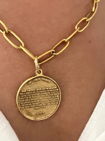 The Lord's Prayer Necklace | ALV Jewels-Necklaces-ALV Jewels-The Village Shoppe, Women’s Fashion Boutique, Shop Online and In Store - Located in Muscle Shoals, AL.