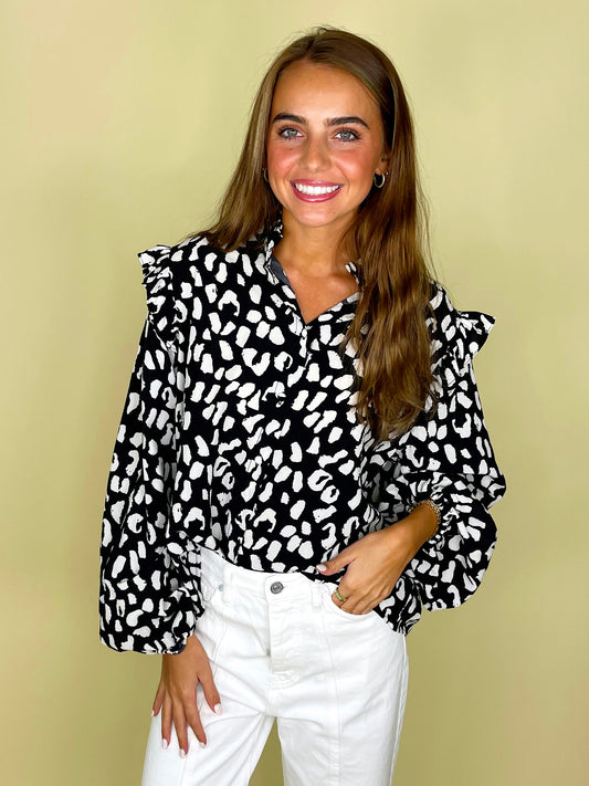 The Diana Blouse-Blouse-Anniewear-The Village Shoppe, Women’s Fashion Boutique, Shop Online and In Store - Located in Muscle Shoals, AL.