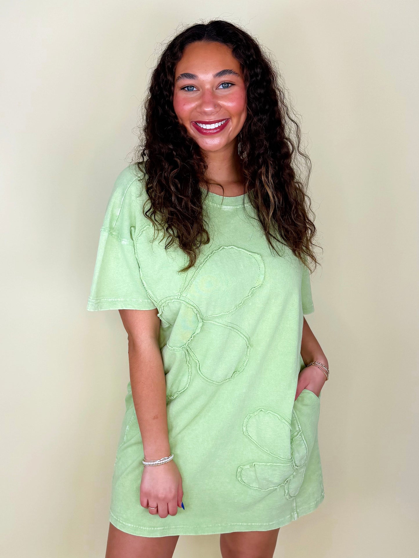 Botanical Garden T-Shirt Dress-Mini Dress-Easel-The Village Shoppe, Women’s Fashion Boutique, Shop Online and In Store - Located in Muscle Shoals, AL.