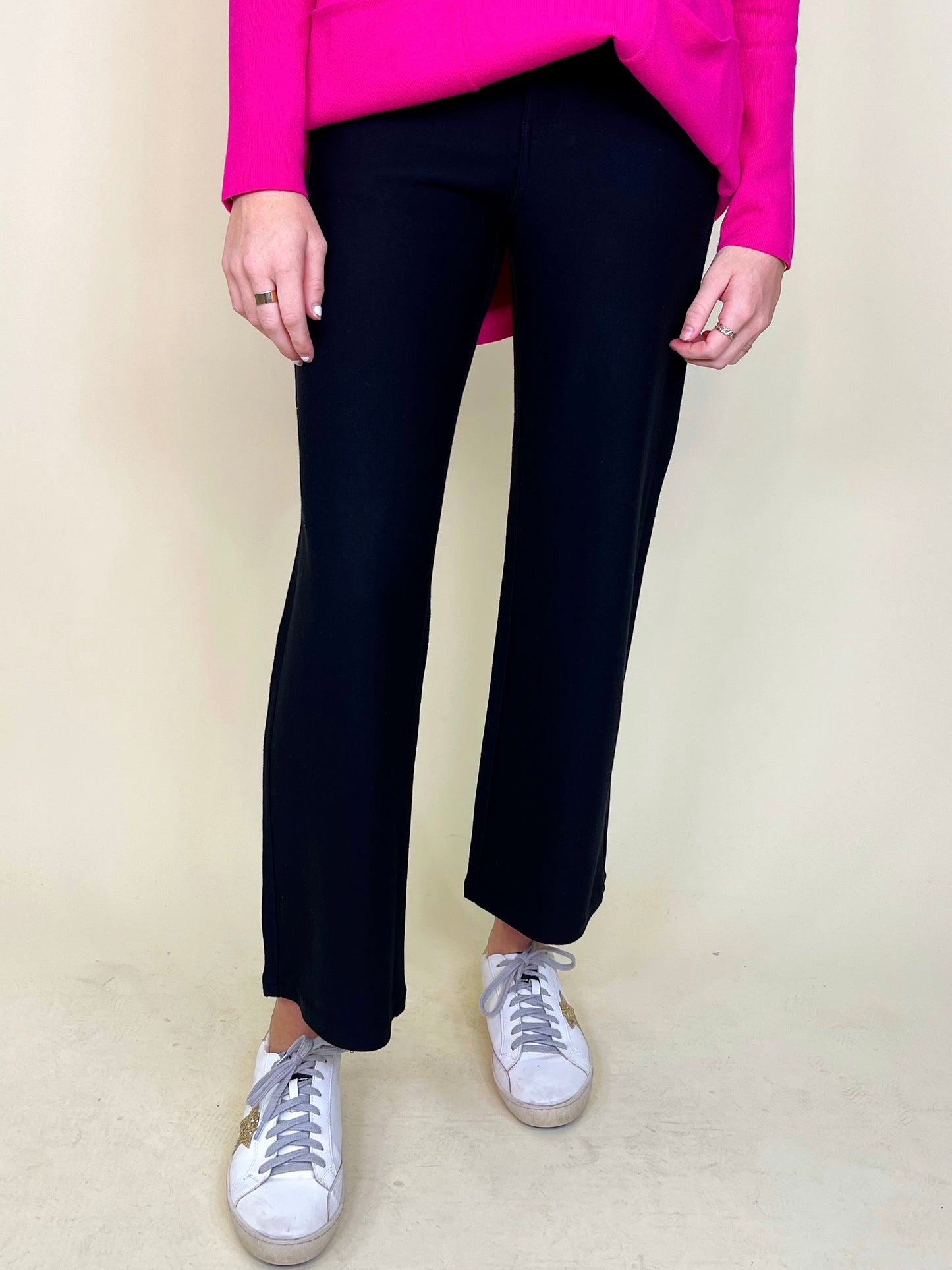 The Leah Ponte Wide Leg Jeans | Ethyl-Pull On Pant-Ethyl-The Village Shoppe, Women’s Fashion Boutique, Shop Online and In Store - Located in Muscle Shoals, AL.