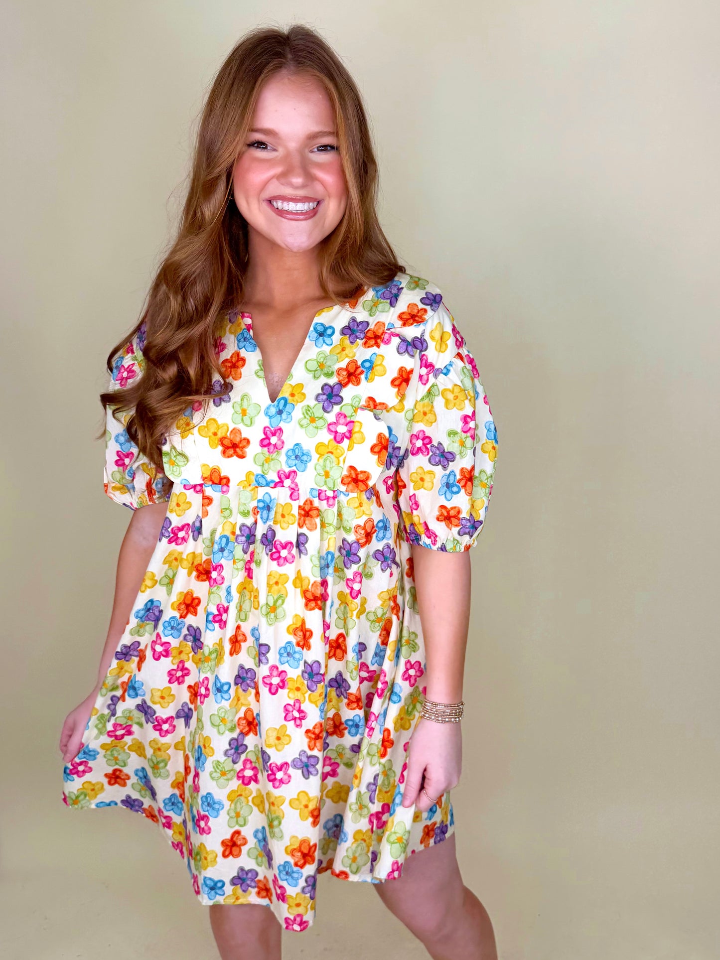 Fresh as a Floral Dress-Mini Dress-Entro-The Village Shoppe, Women’s Fashion Boutique, Shop Online and In Store - Located in Muscle Shoals, AL.