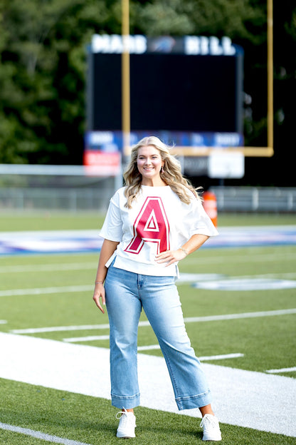 Meet Me at Bryant Denny Tee-Short Sleeves-Oddi-The Village Shoppe, Women’s Fashion Boutique, Shop Online and In Store - Located in Muscle Shoals, AL.