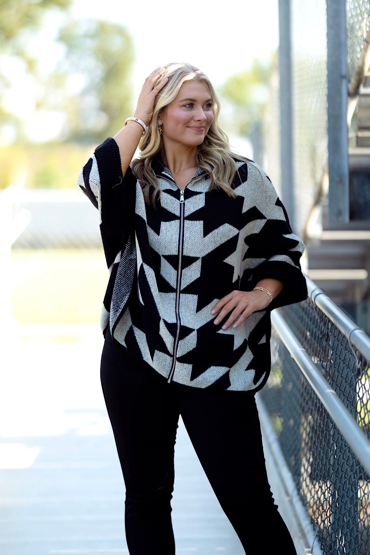 The Katherine Poncho-Poncho-Coco + Carmen-The Village Shoppe, Women’s Fashion Boutique, Shop Online and In Store - Located in Muscle Shoals, AL.