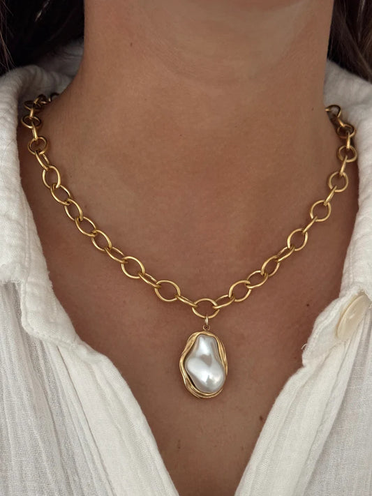 Bailey Pearl Necklace | ALV Jewels-Necklaces-ALV Jewels-The Village Shoppe, Women’s Fashion Boutique, Shop Online and In Store - Located in Muscle Shoals, AL.