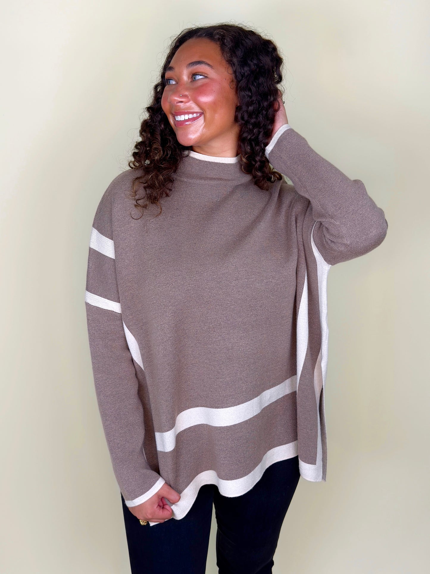 The Grayson Sweater-Sweaters-Entro-The Village Shoppe, Women’s Fashion Boutique, Shop Online and In Store - Located in Muscle Shoals, AL.