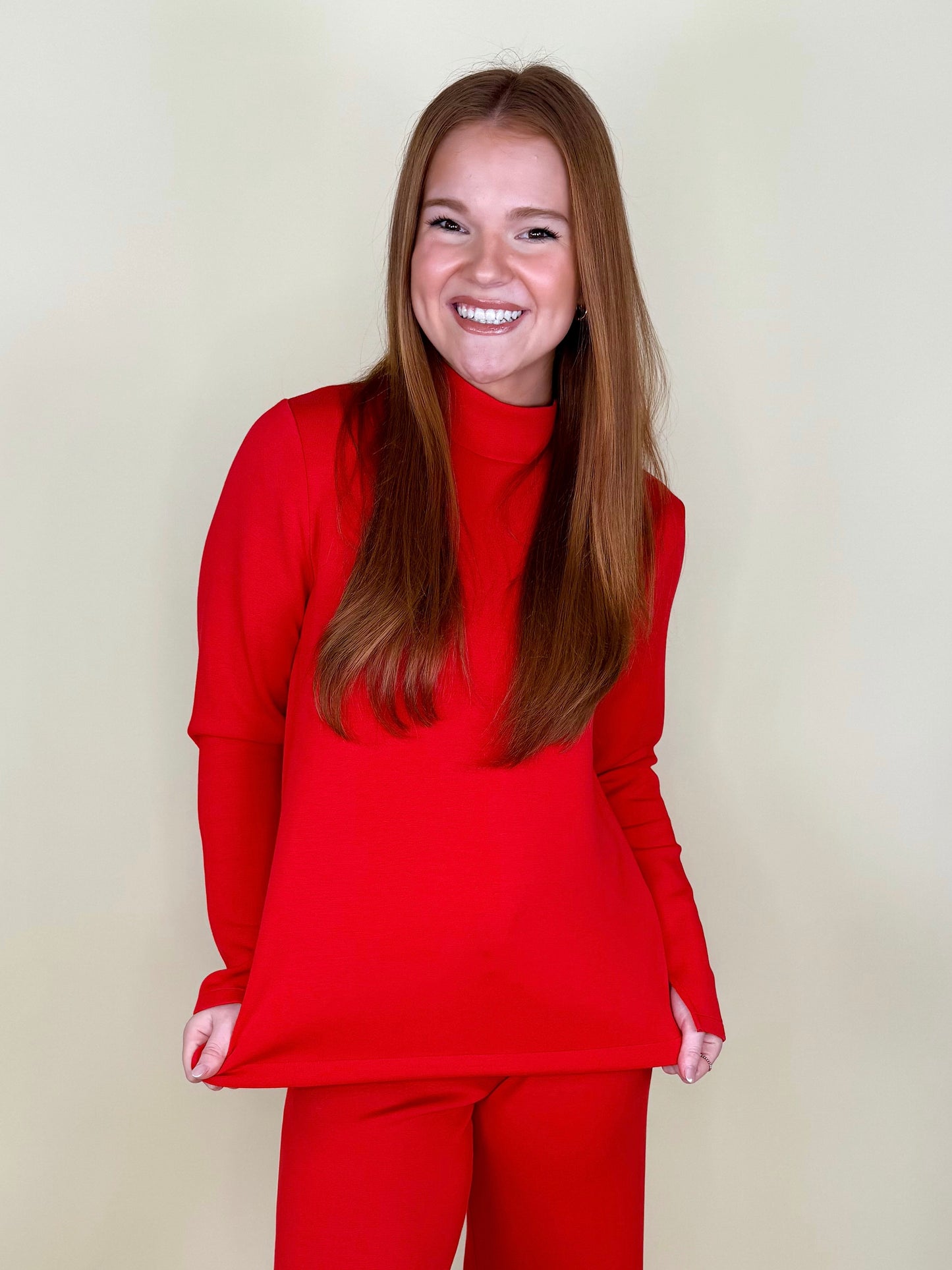 AirEssentials Mock Neck Pullover | Spanx-Pullover-SPANX-The Village Shoppe, Women’s Fashion Boutique, Shop Online and In Store - Located in Muscle Shoals, AL.