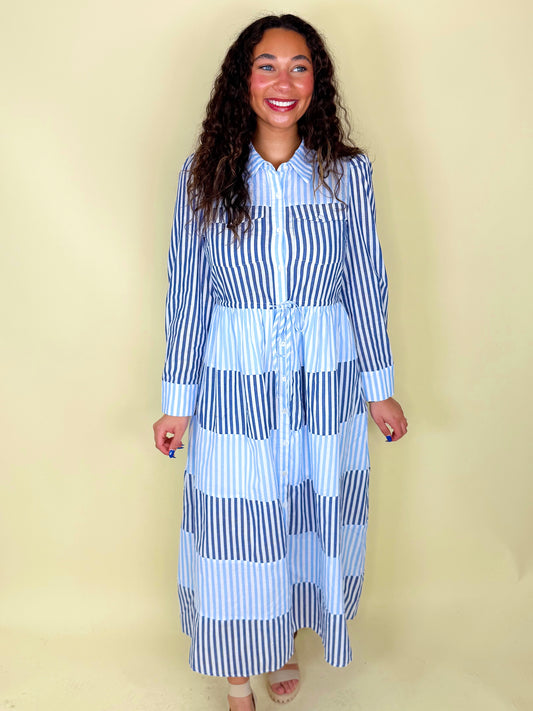 The Petra Midi Dress-Midi Dress-Entro-The Village Shoppe, Women’s Fashion Boutique, Shop Online and In Store - Located in Muscle Shoals, AL.