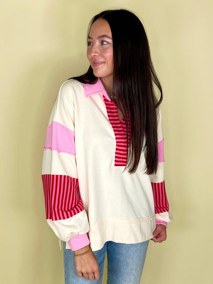 The Kendra Top-Long Sleeves-Entro-The Village Shoppe, Women’s Fashion Boutique, Shop Online and In Store - Located in Muscle Shoals, AL.