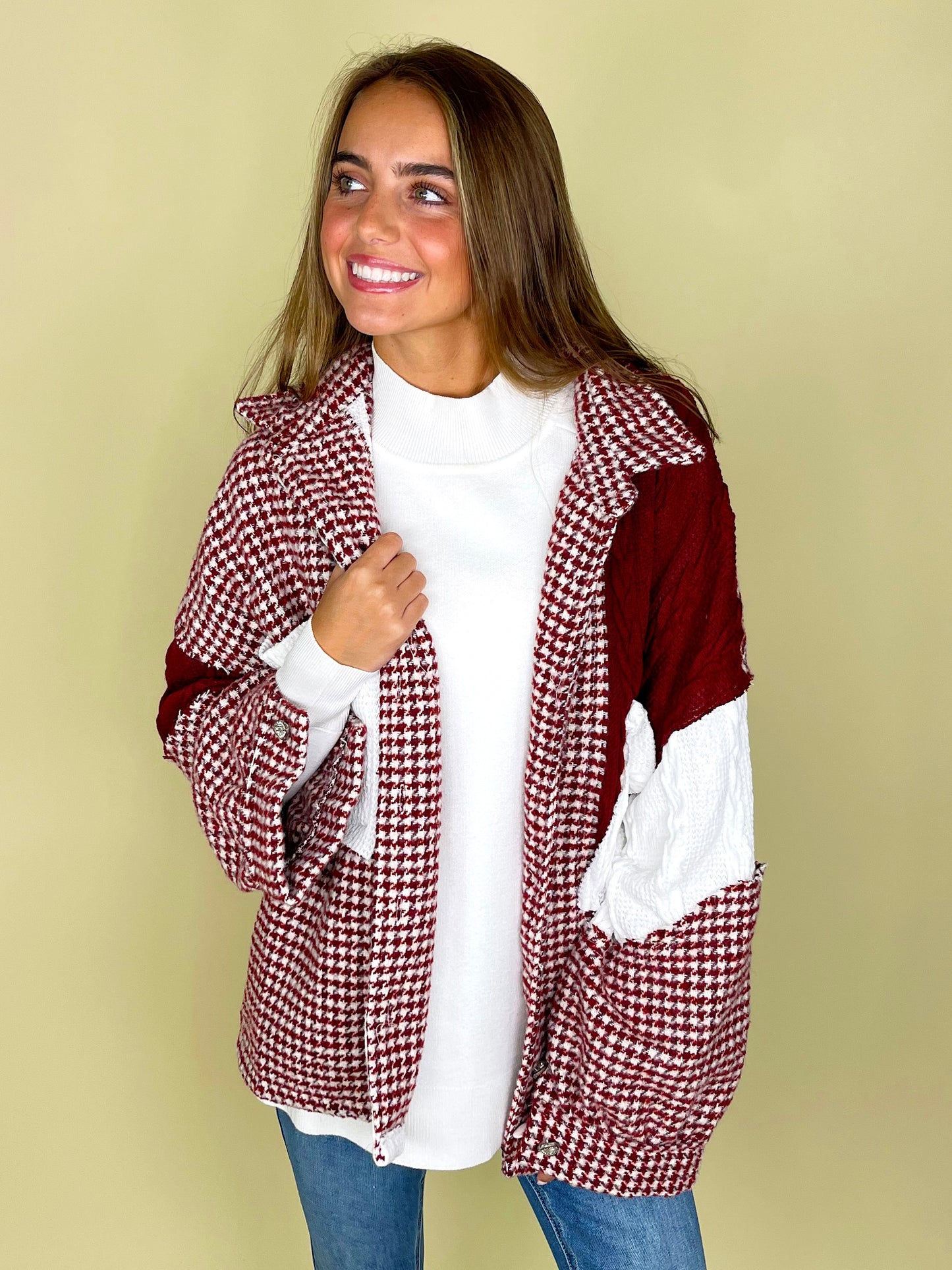 The Patty Shacket-Shacket-Pol-The Village Shoppe, Women’s Fashion Boutique, Shop Online and In Store - Located in Muscle Shoals, AL.