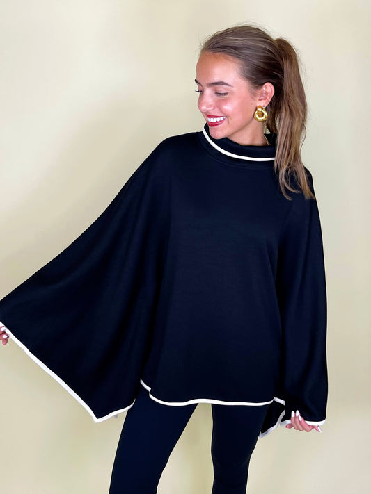 The Anne Poncho-Poncho-Before You-The Village Shoppe, Women’s Fashion Boutique, Shop Online and In Store - Located in Muscle Shoals, AL.