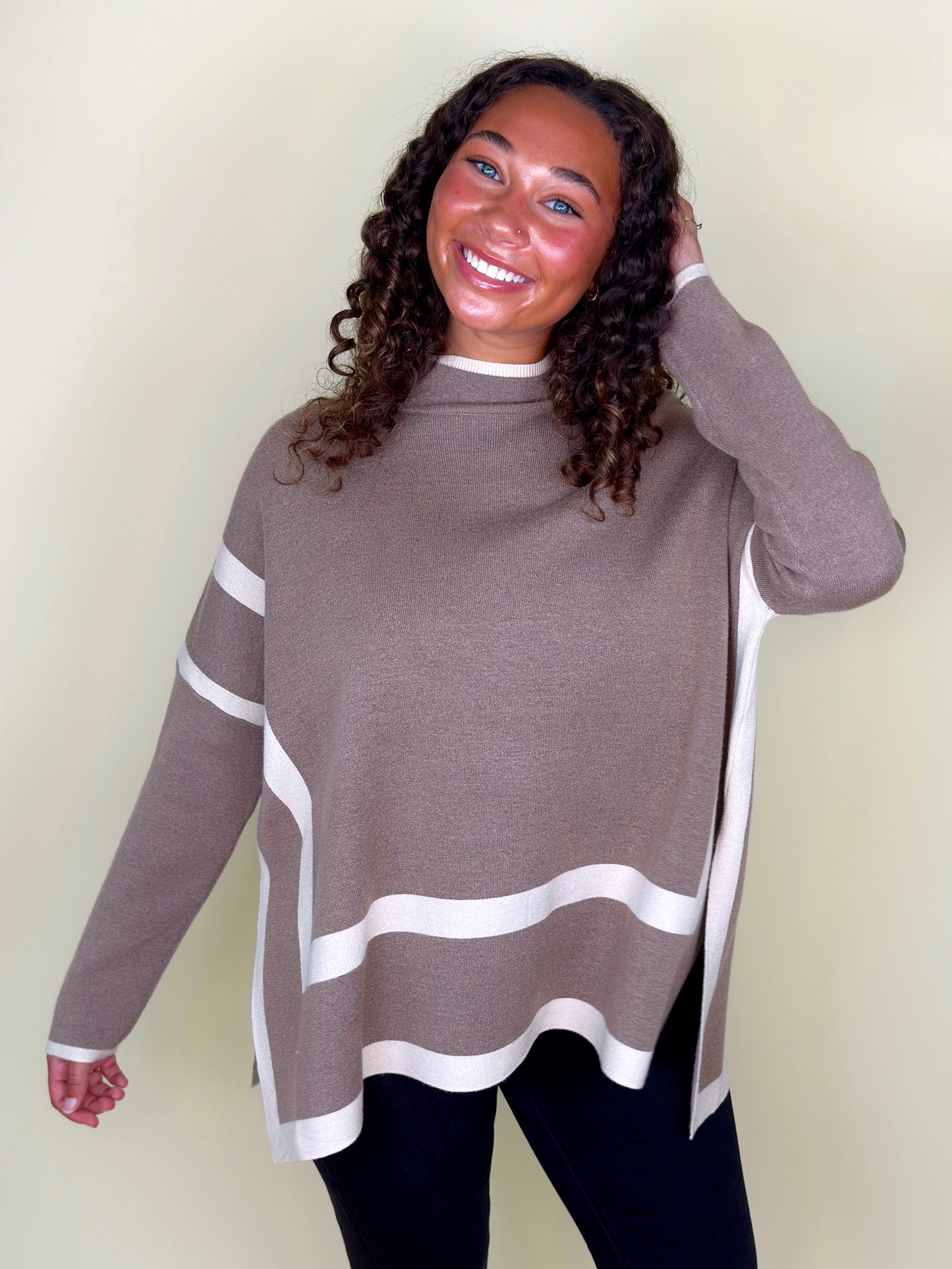 The Grayson Sweater-Sweaters-Entro-The Village Shoppe, Women’s Fashion Boutique, Shop Online and In Store - Located in Muscle Shoals, AL.