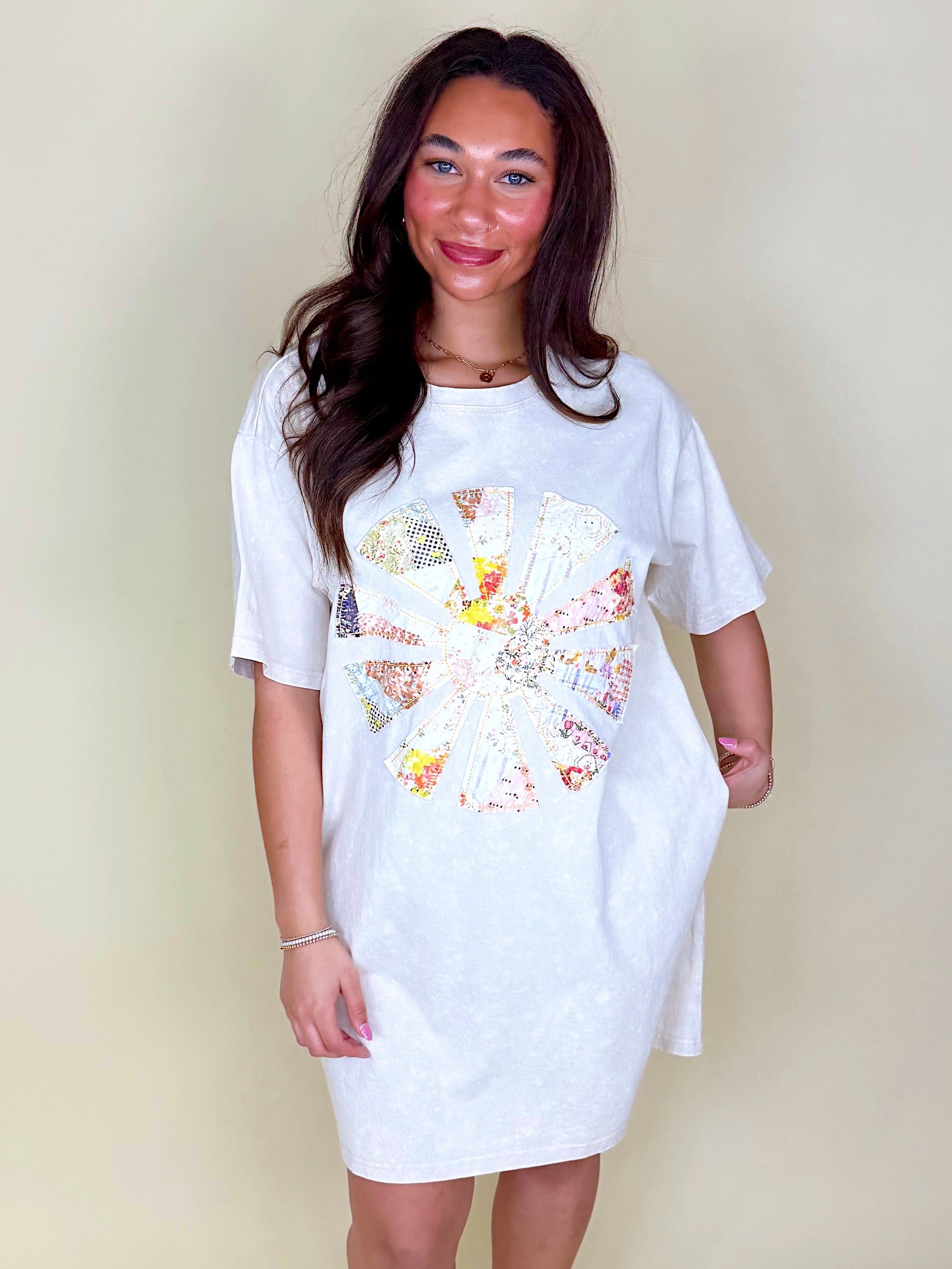 You Are My Sunshine Dress-T-Shirt Dress-Easel-The Village Shoppe, Women’s Fashion Boutique, Shop Online and In Store - Located in Muscle Shoals, AL.