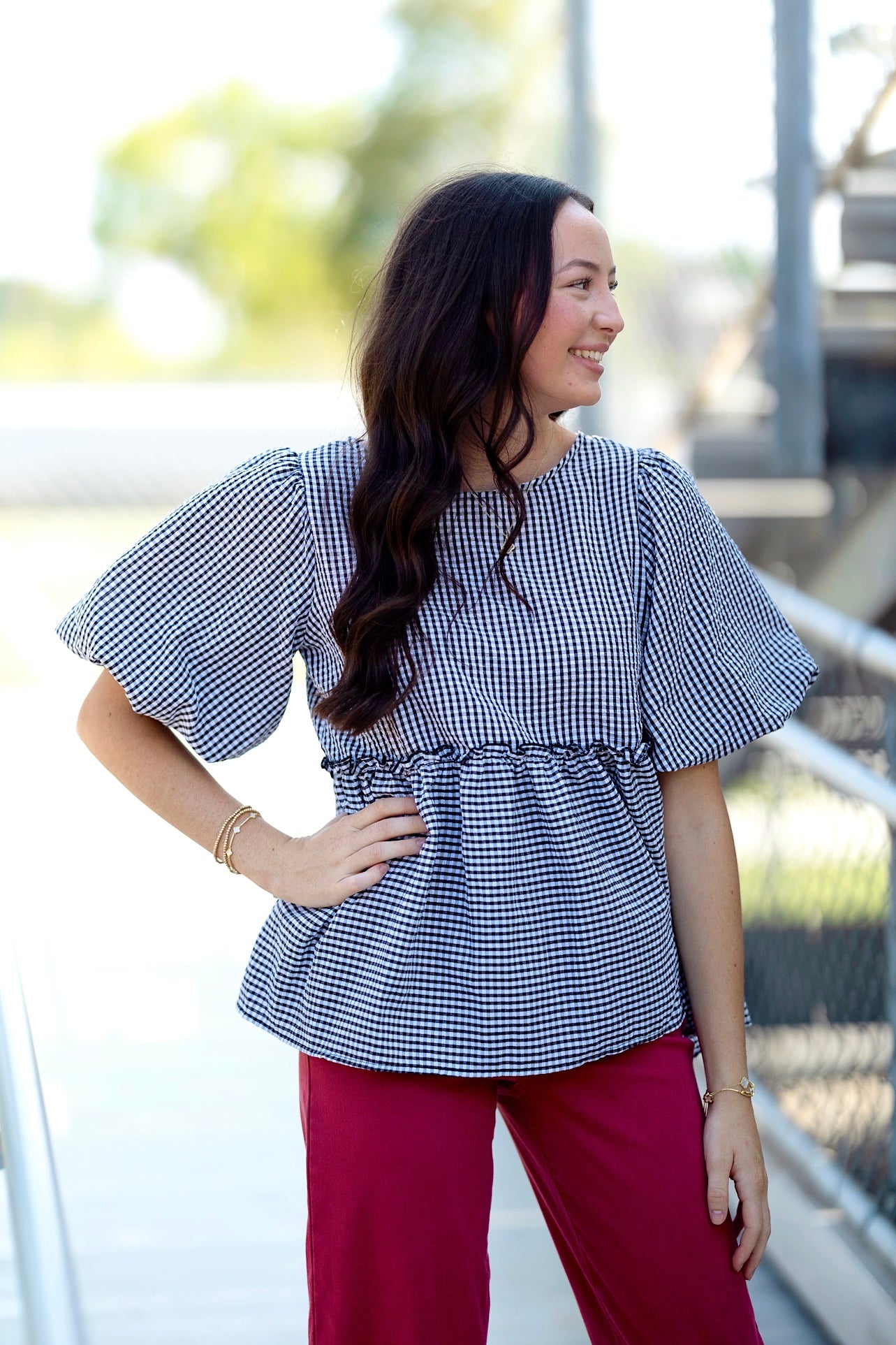 The Brantley Top-Short Sleeves-Ces Femme-The Village Shoppe, Women’s Fashion Boutique, Shop Online and In Store - Located in Muscle Shoals, AL.