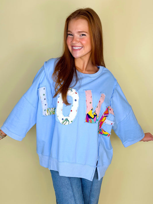 Send My Love Pullover-Pullover-Easel-The Village Shoppe, Women’s Fashion Boutique, Shop Online and In Store - Located in Muscle Shoals, AL.