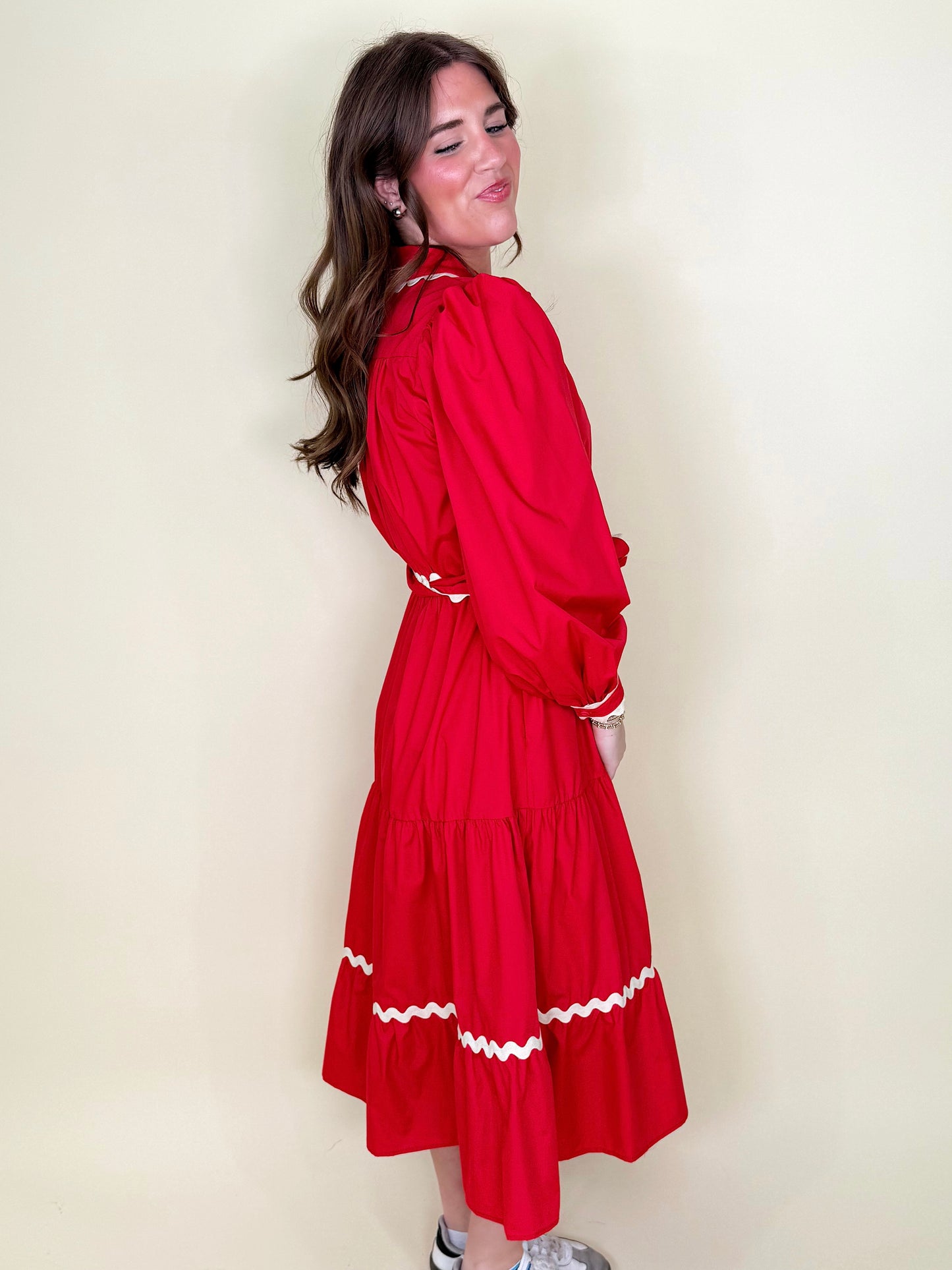 The Francesca Midi Dress-Midi Dress-Jodifl-The Village Shoppe, Women’s Fashion Boutique, Shop Online and In Store - Located in Muscle Shoals, AL.