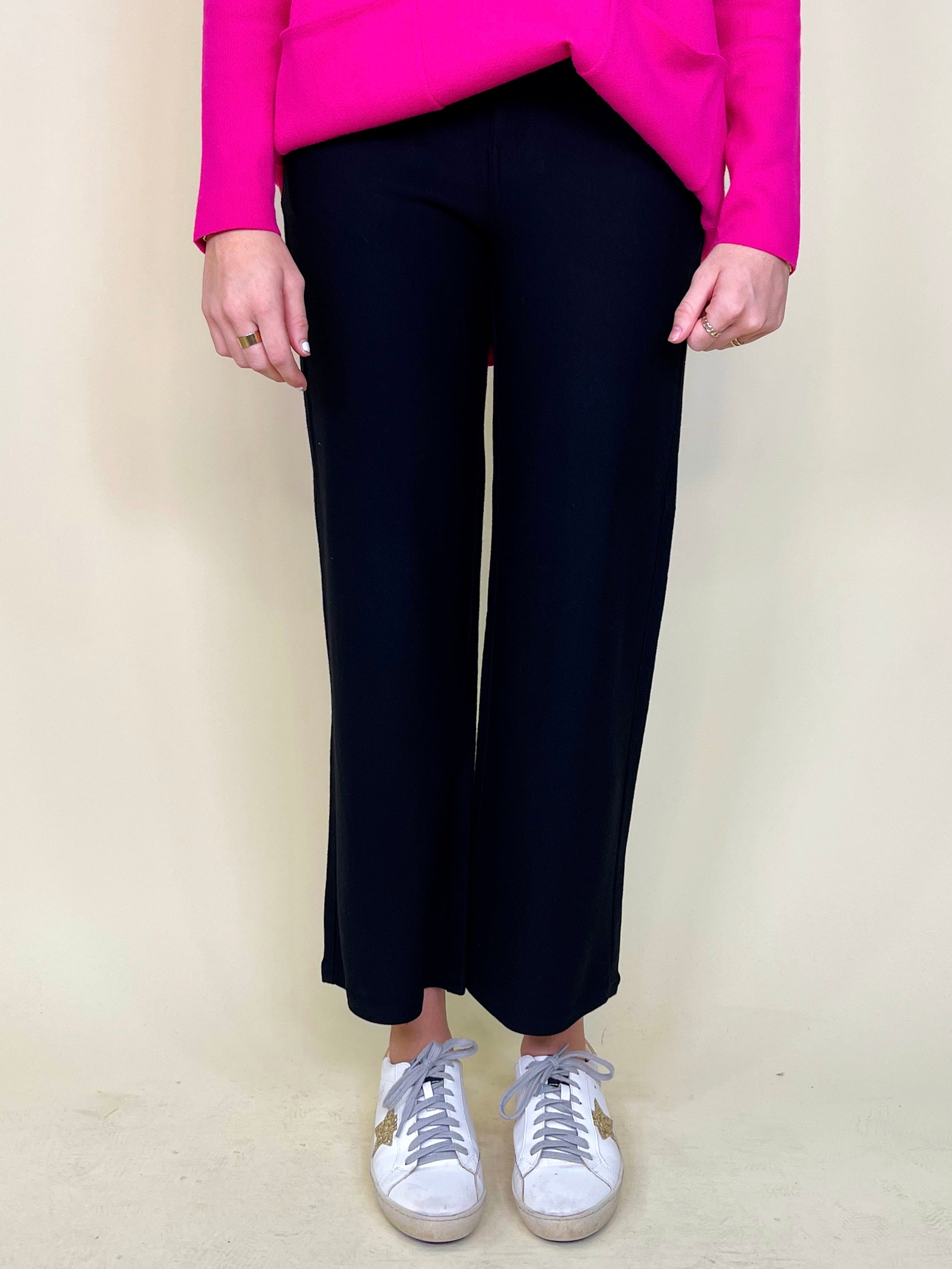 The Leah Ponte Wide Leg Jeans | Ethyl-Pull On Pant-Ethyl-The Village Shoppe, Women’s Fashion Boutique, Shop Online and In Store - Located in Muscle Shoals, AL.