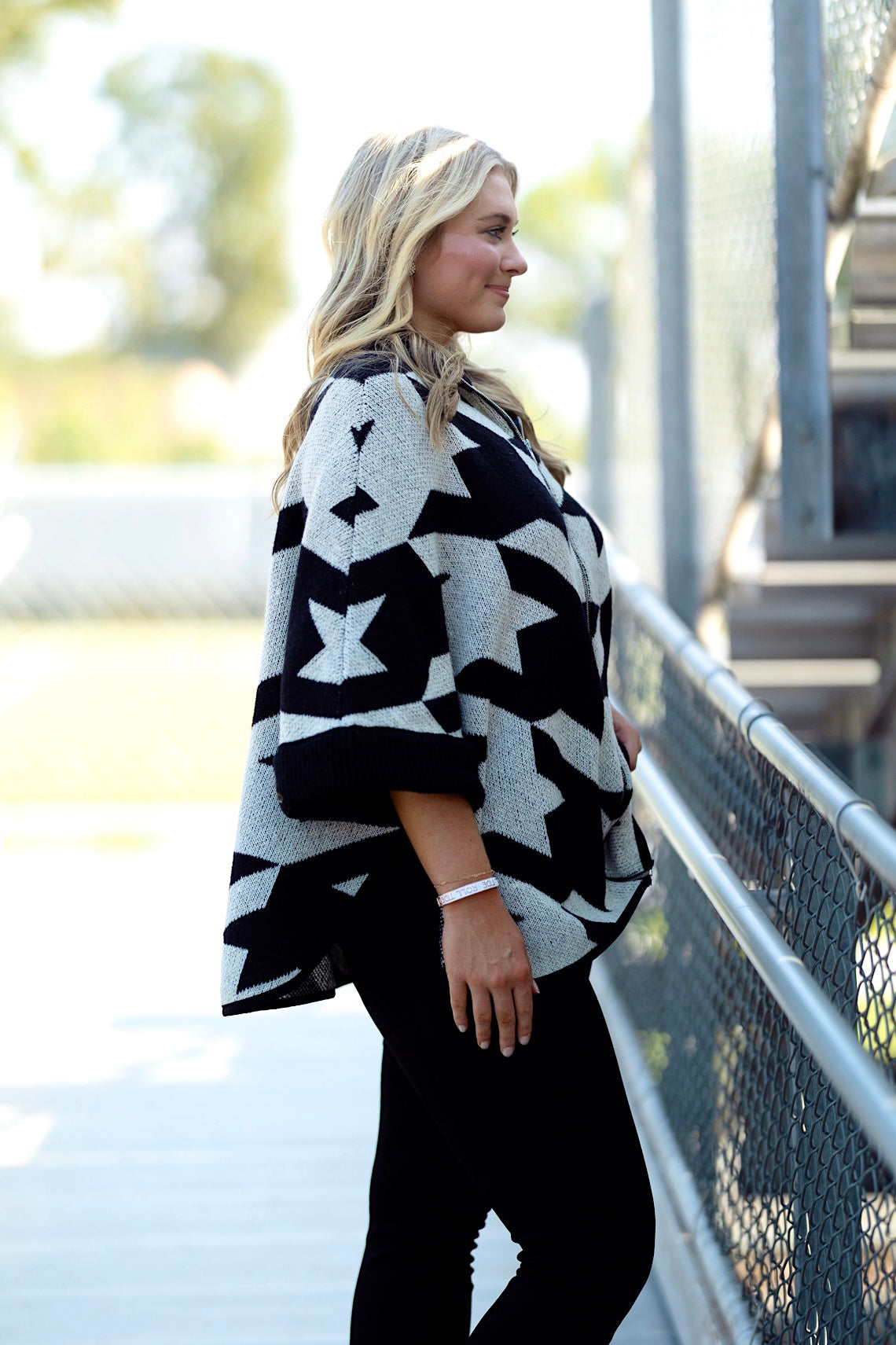 The Katherine Poncho-Poncho-Coco + Carmen-The Village Shoppe, Women’s Fashion Boutique, Shop Online and In Store - Located in Muscle Shoals, AL.