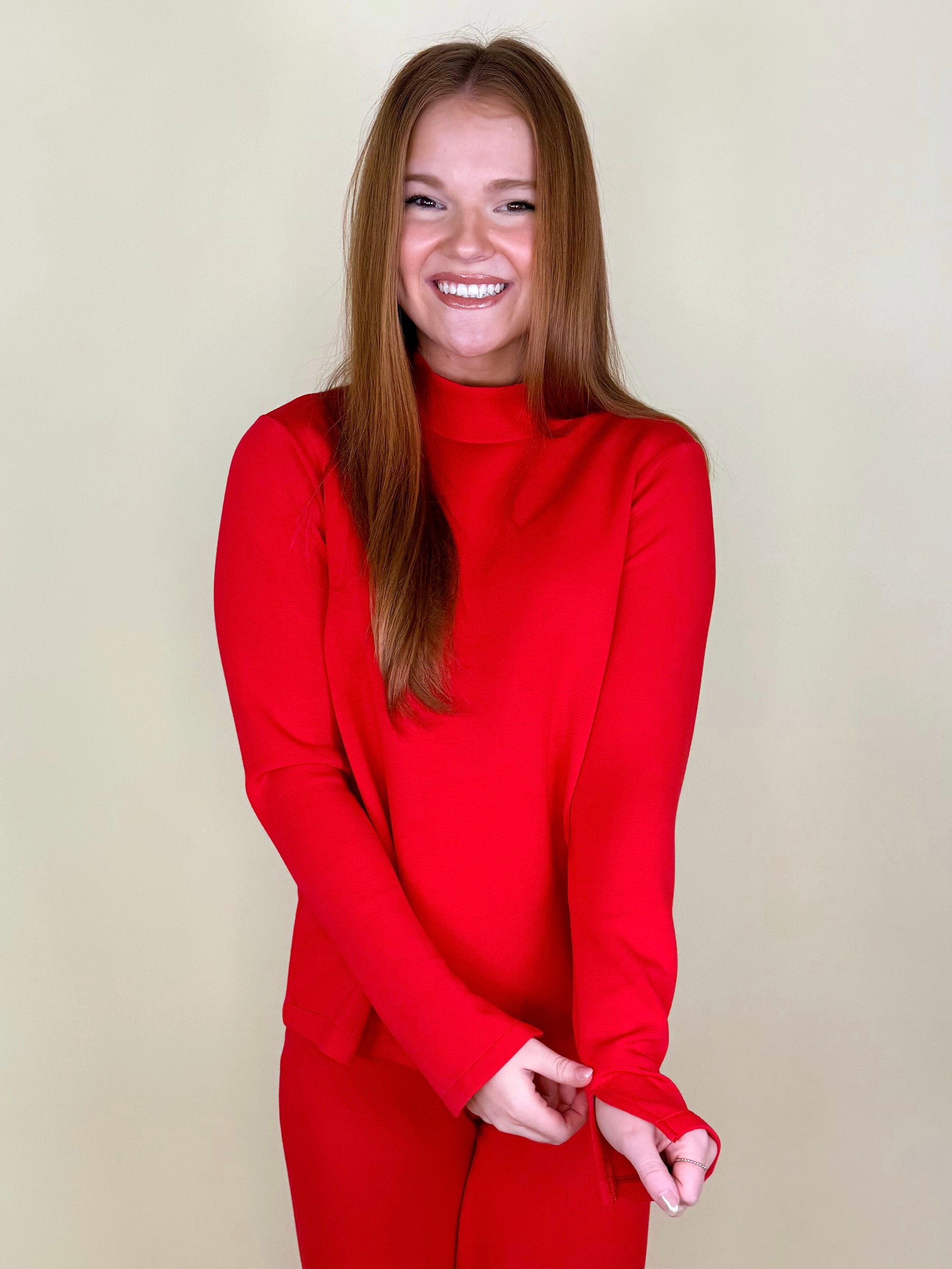 AirEssentials Mock Neck Pullover | Spanx-Pullover-SPANX-The Village Shoppe, Women’s Fashion Boutique, Shop Online and In Store - Located in Muscle Shoals, AL.