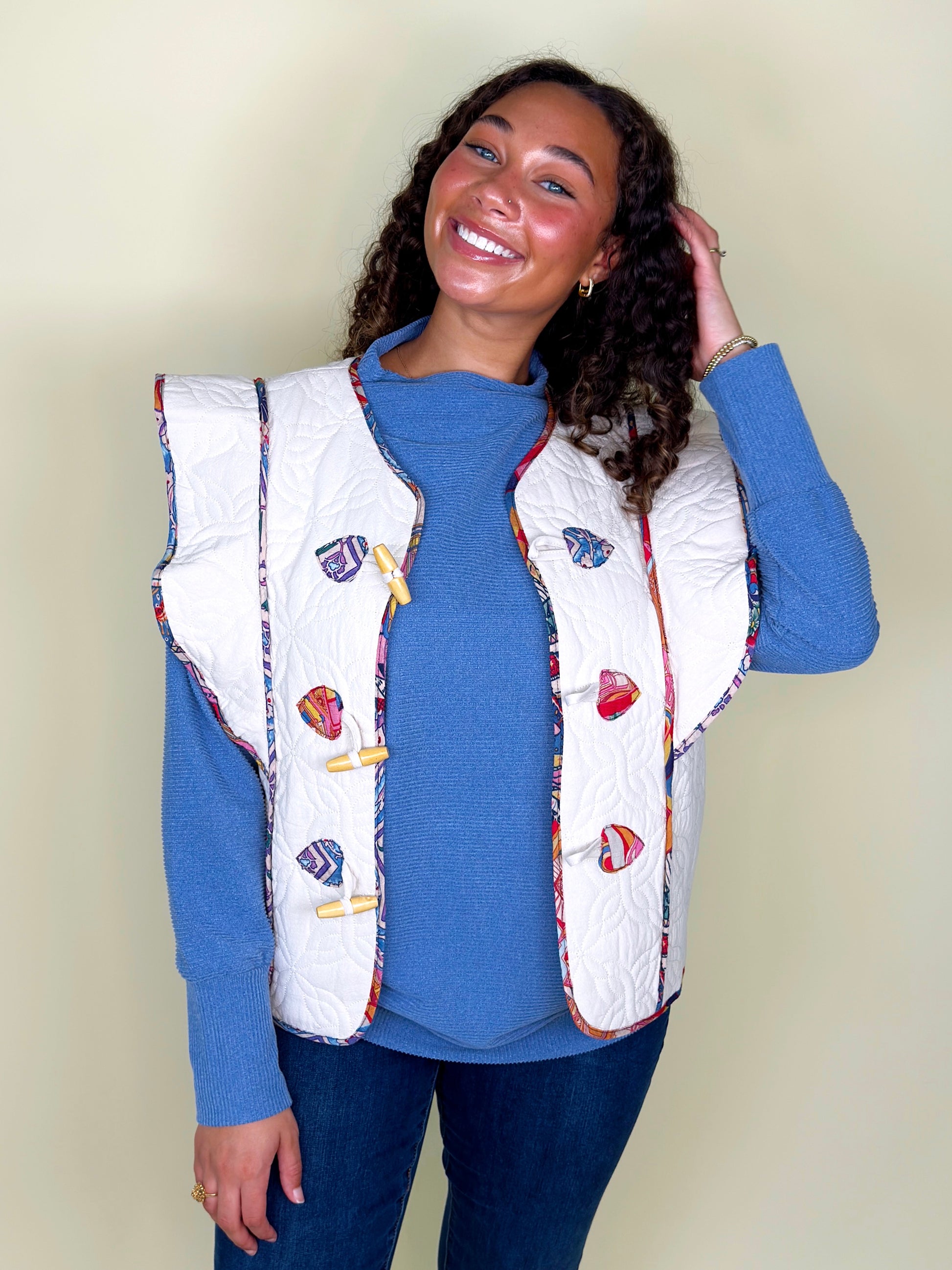 The Hampton Vest-Vest-&merci-The Village Shoppe, Women’s Fashion Boutique, Shop Online and In Store - Located in Muscle Shoals, AL.