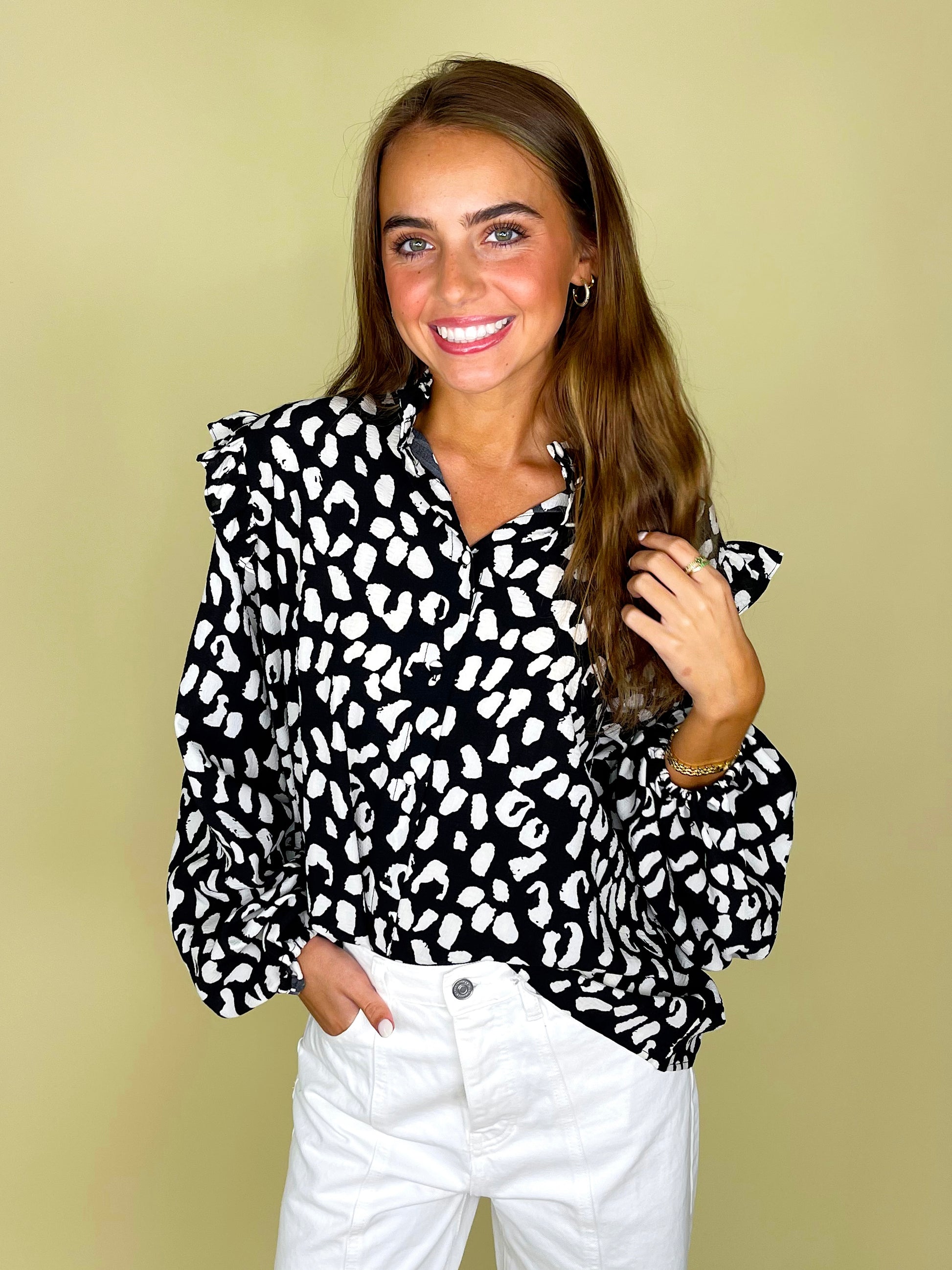 The Diana Blouse-Blouse-Anniewear-The Village Shoppe, Women’s Fashion Boutique, Shop Online and In Store - Located in Muscle Shoals, AL.