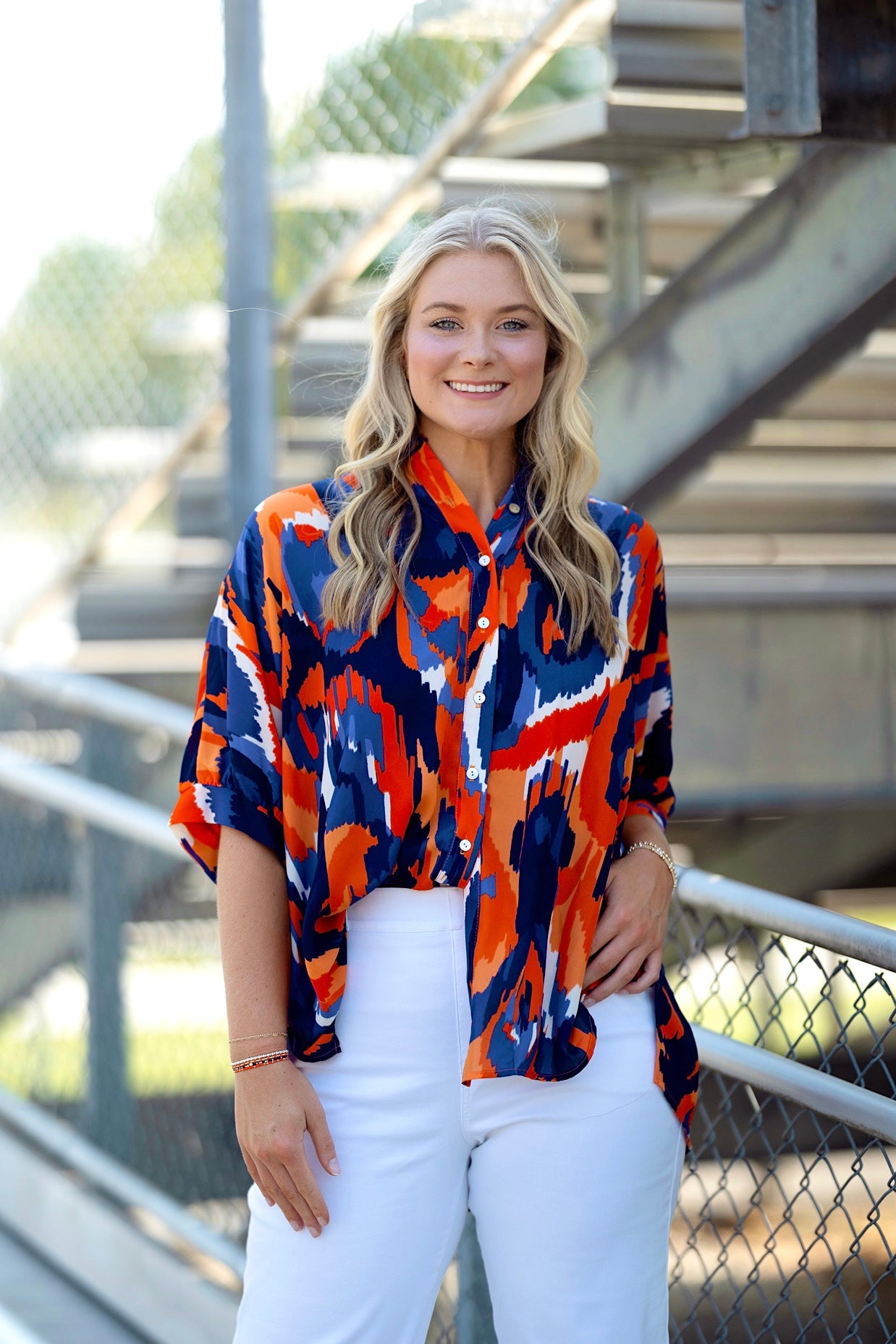 The Auburn Spirit Tunic Top-Tunic-Adrienne-The Village Shoppe, Women’s Fashion Boutique, Shop Online and In Store - Located in Muscle Shoals, AL.