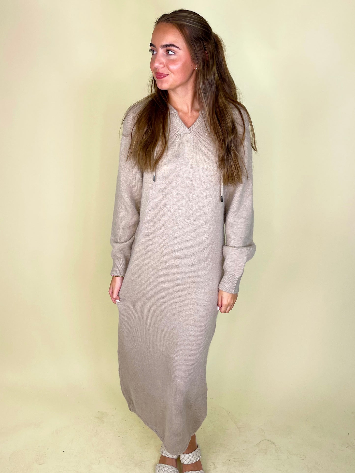 The Susan Sweater Dress-Midi Dress-Blu Ivy-The Village Shoppe, Women’s Fashion Boutique, Shop Online and In Store - Located in Muscle Shoals, AL.