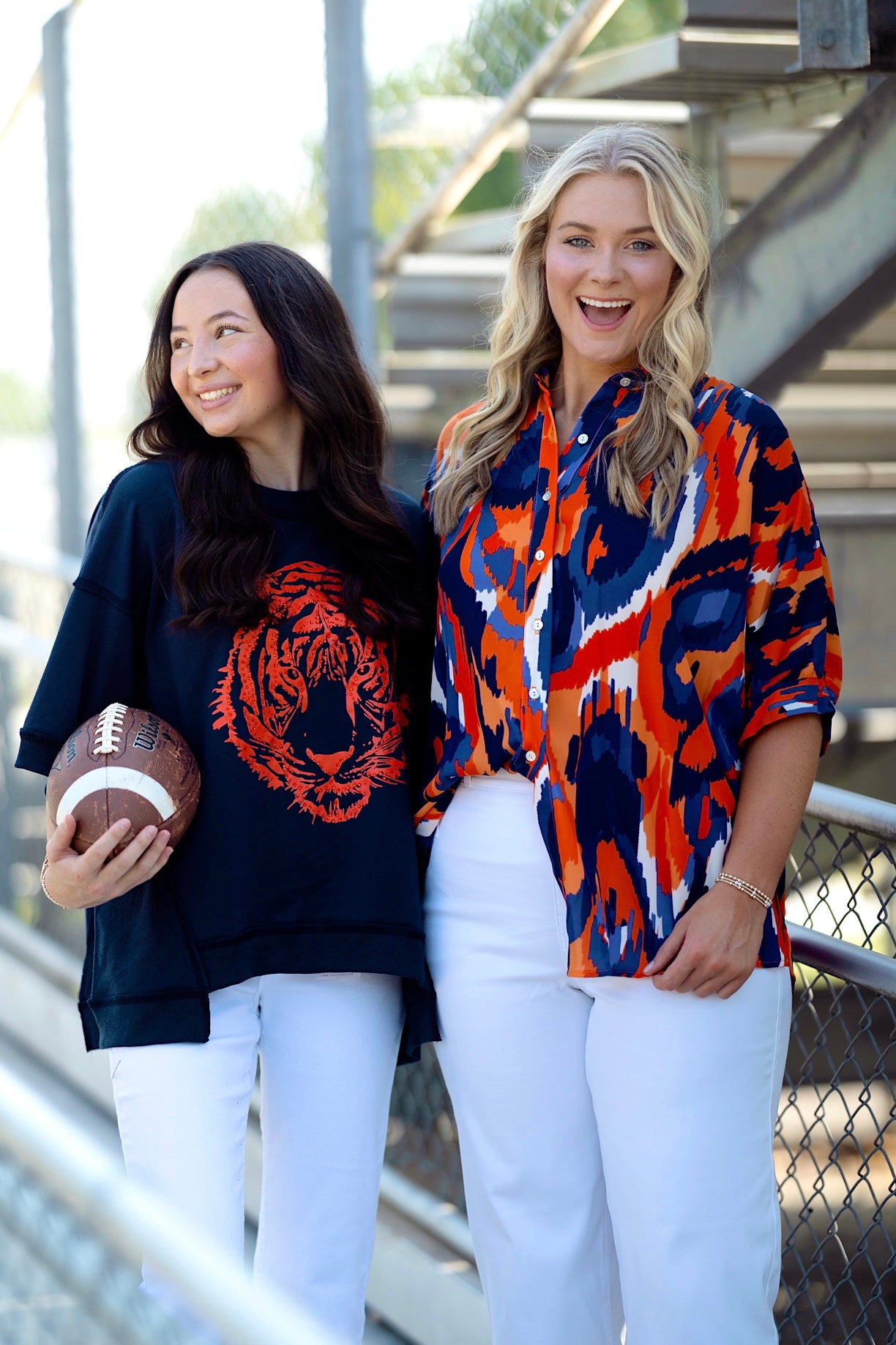 The Auburn Spirit Tunic Top-Tunic-Adrienne-The Village Shoppe, Women’s Fashion Boutique, Shop Online and In Store - Located in Muscle Shoals, AL.